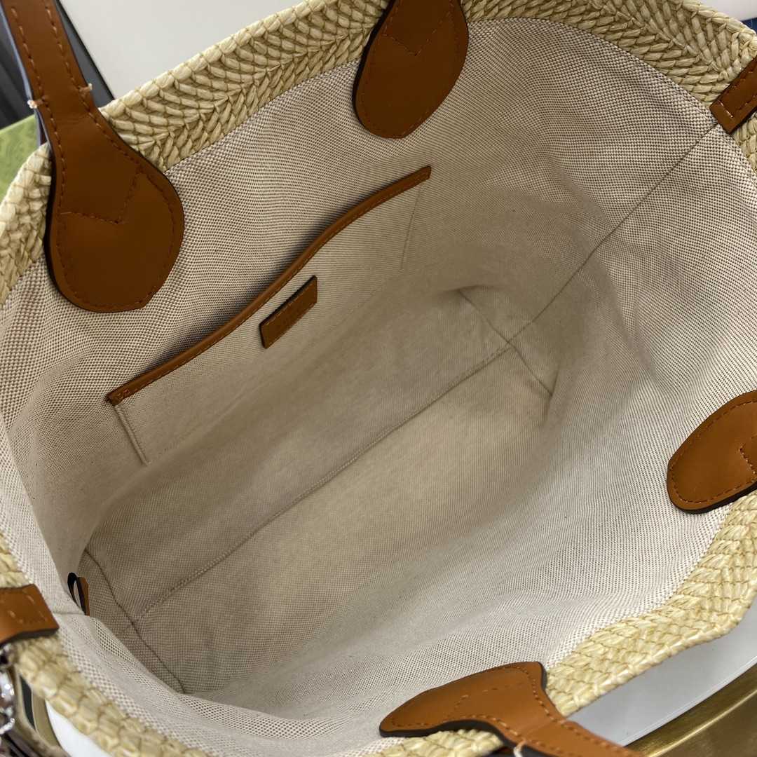 Gucci Small Straw-effect Tote  - DopestKickz