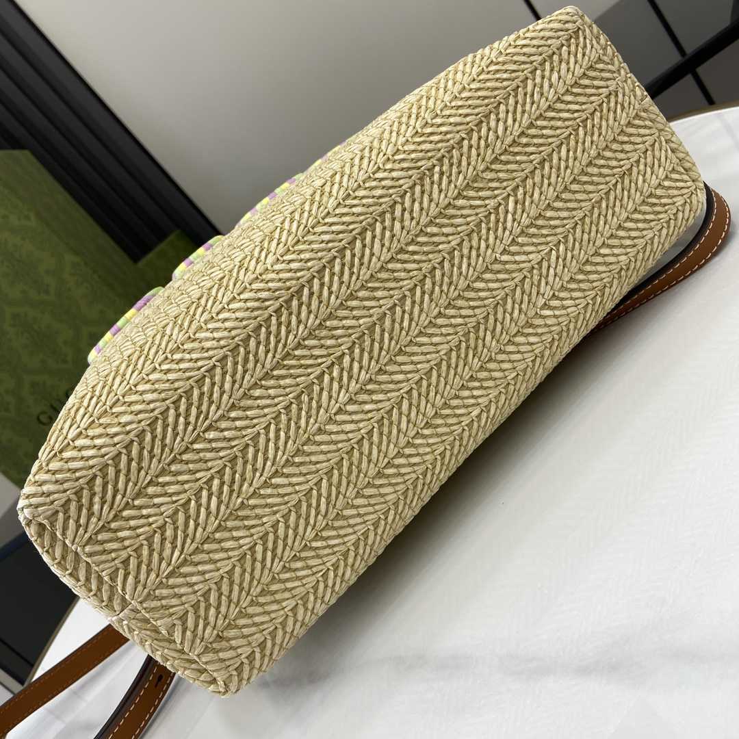 Gucci Small Straw-effect Tote  - DopestKickz