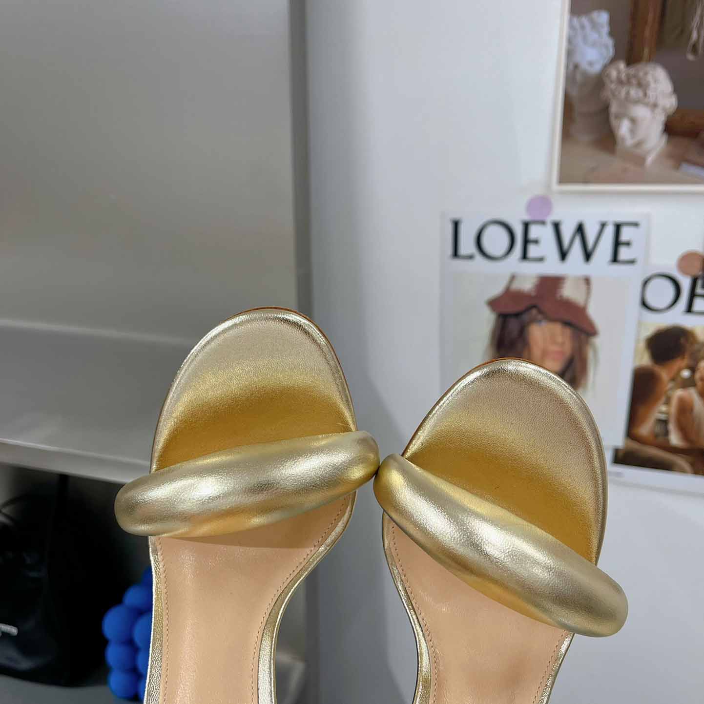 Gianvito Rossi Leather Bijoux Sandals - DopestKickz