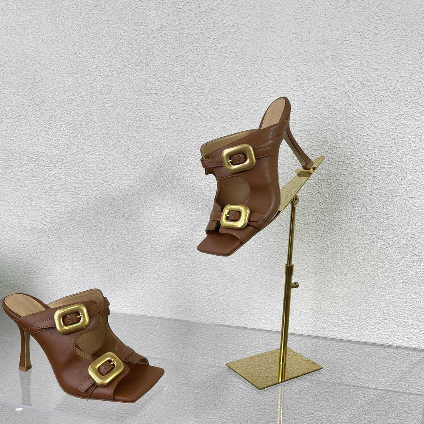 Bottega Veneta Stretch Buckle Mule Sandal - DopestKickz