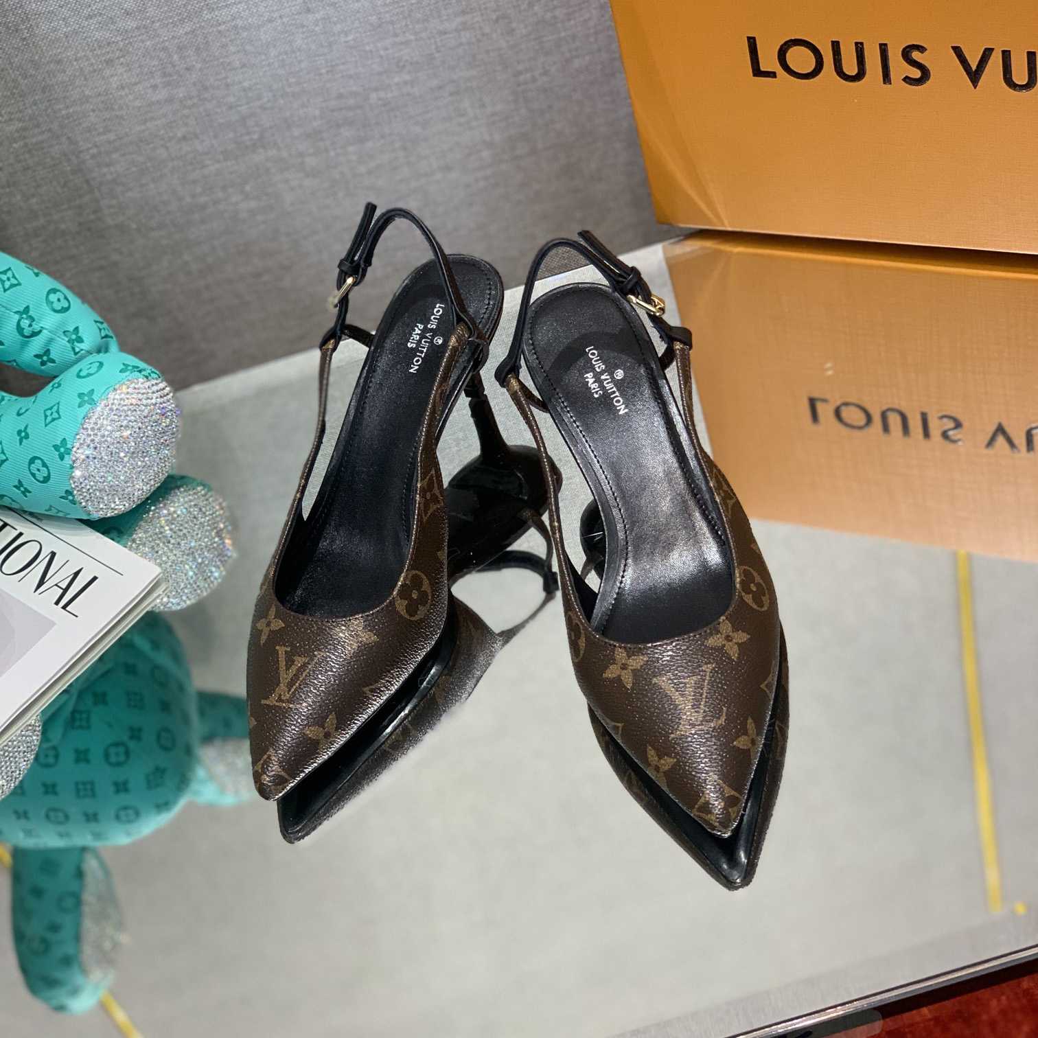 Louis Vuitton Cherie Slingback Pump - DopestKickz