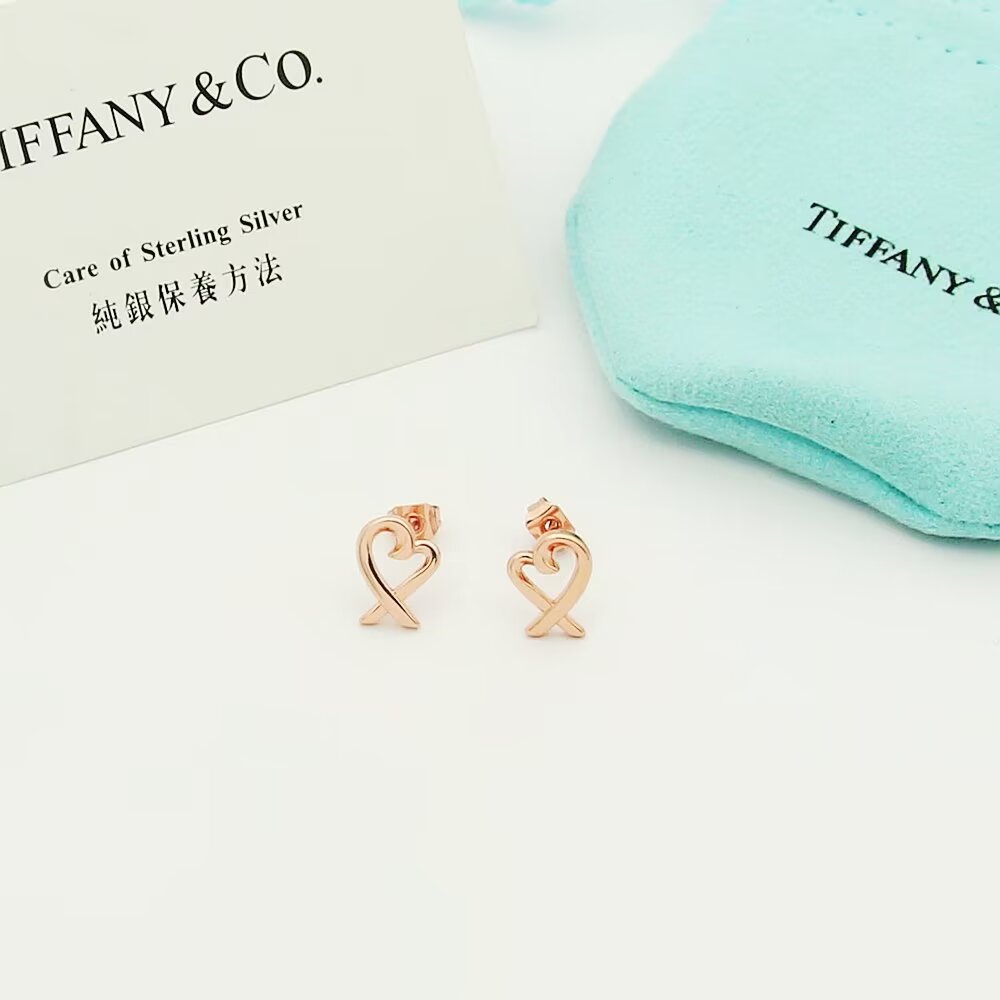 Tiffany & Co. Paloma Picasso Loving Heart Earrings - DopestKickz