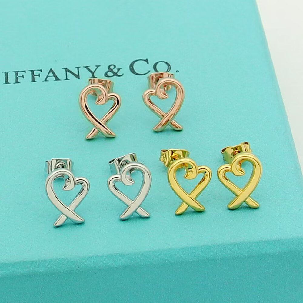 Tiffany & Co. Paloma Picasso Loving Heart Earrings - DopestKickz