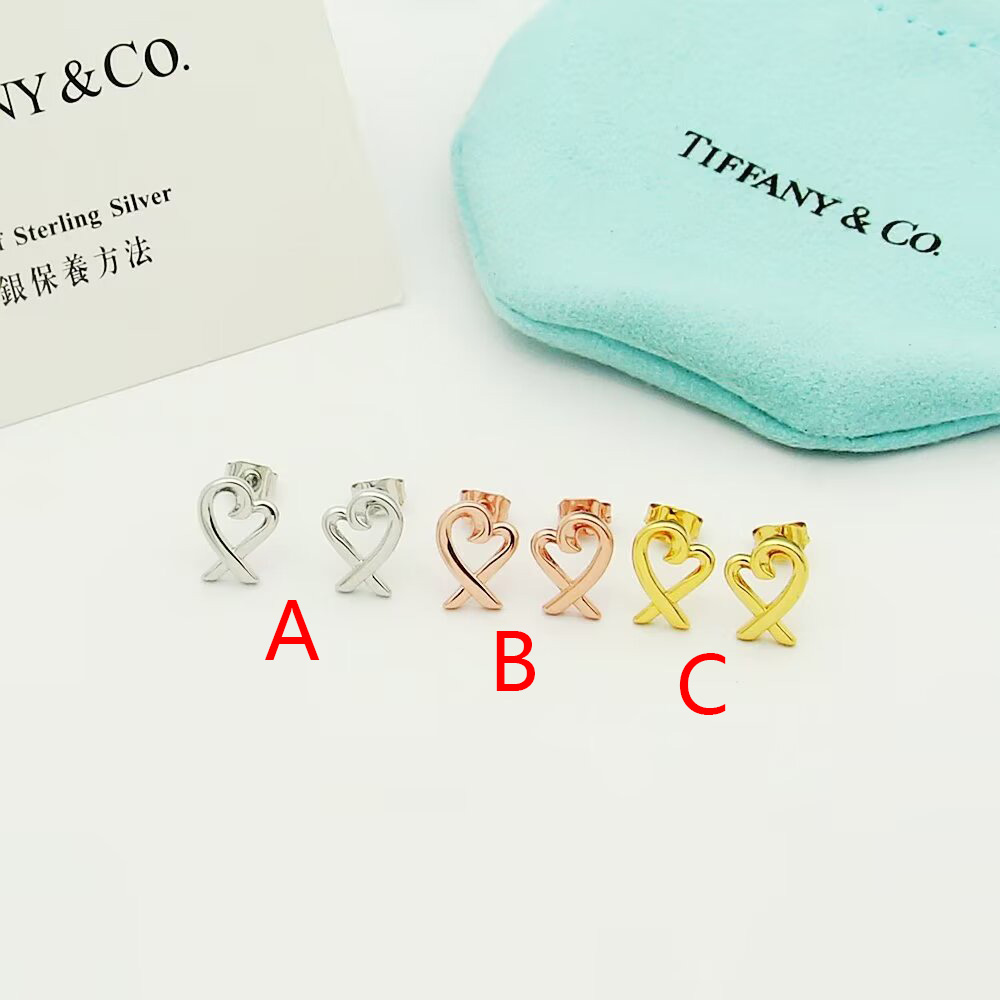 Tiffany & Co. Paloma Picasso Loving Heart Earrings - DopestKickz
