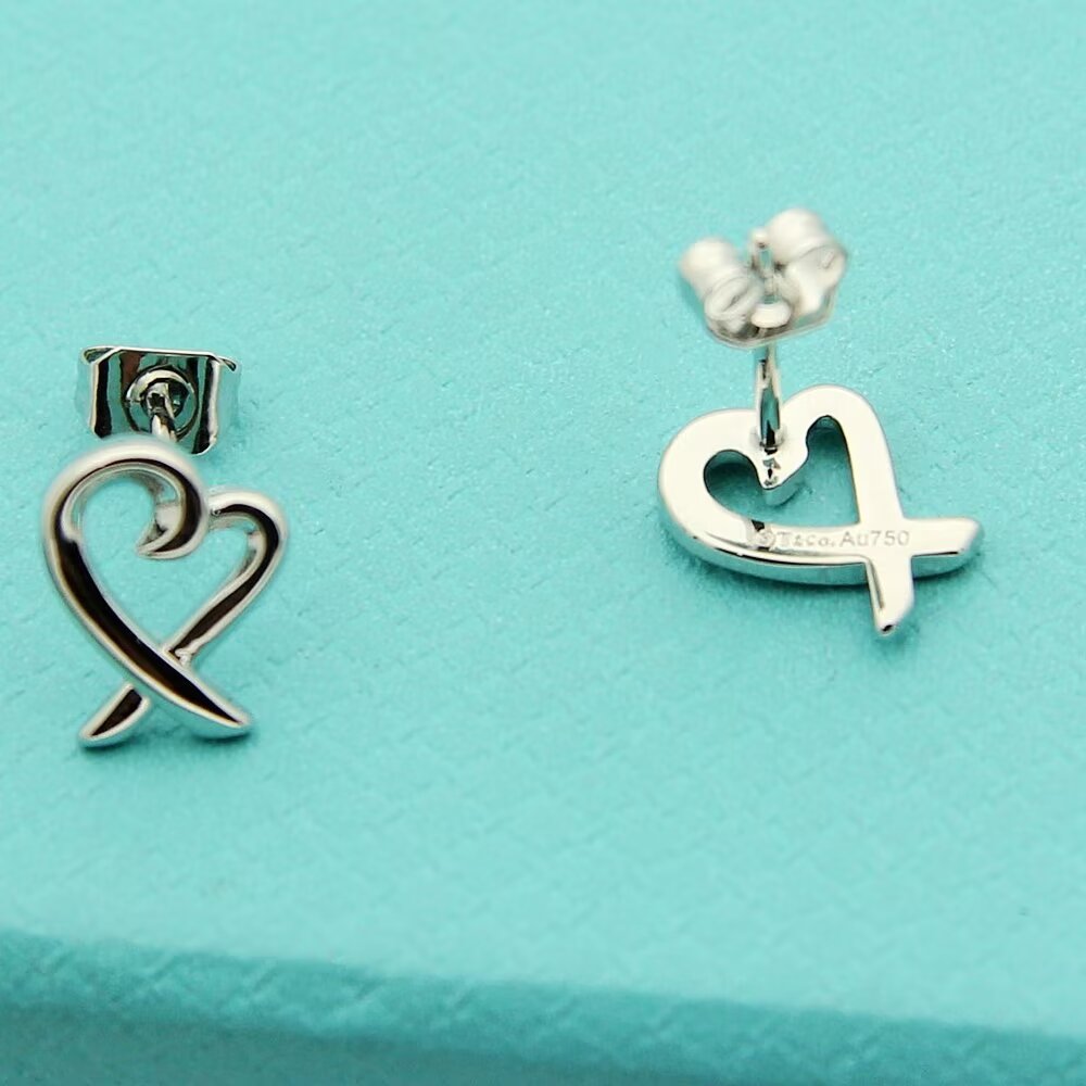 Tiffany & Co. Paloma Picasso Loving Heart Earrings - DopestKickz