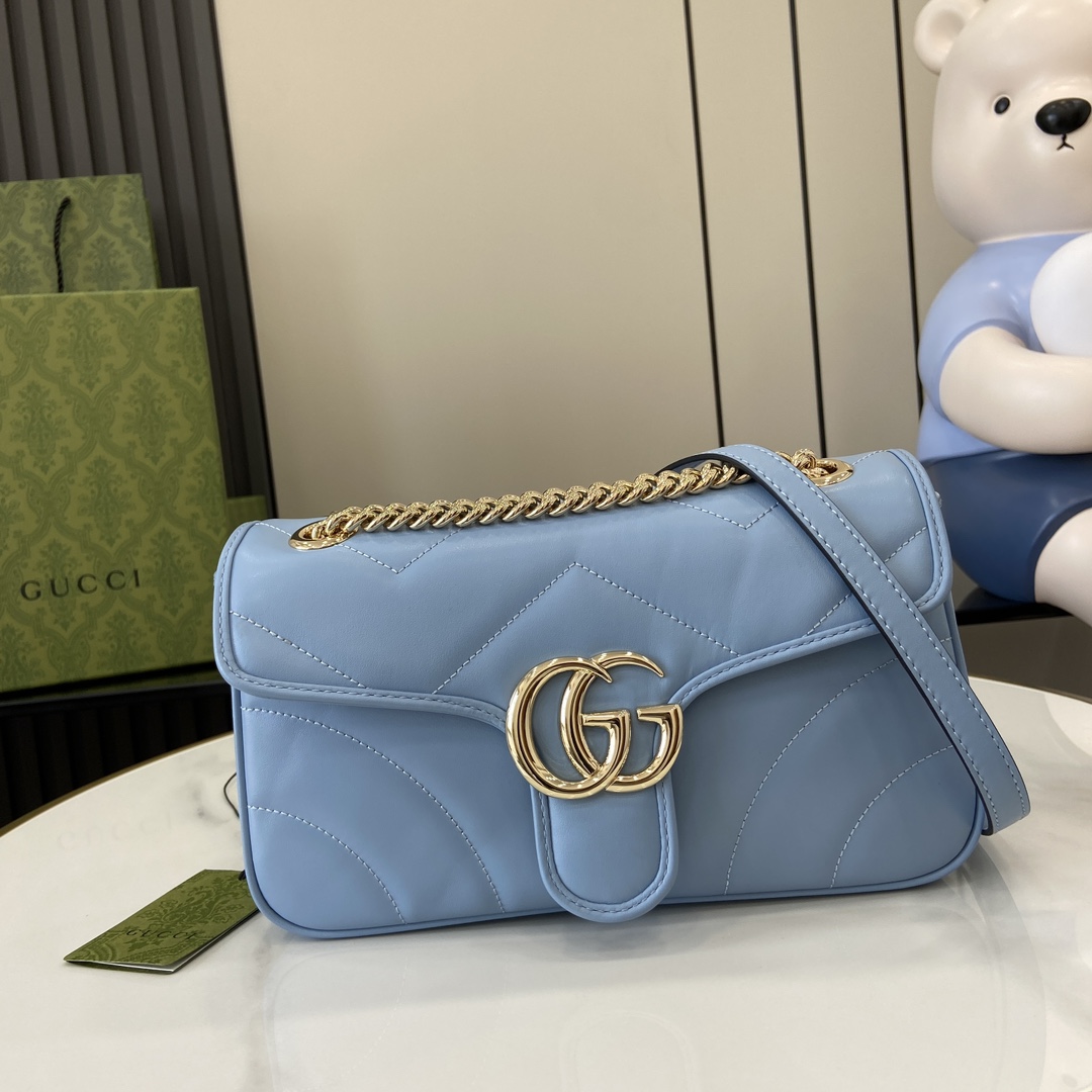 Gucci GG Marmont Small Shoulder Bag - DopestKickz