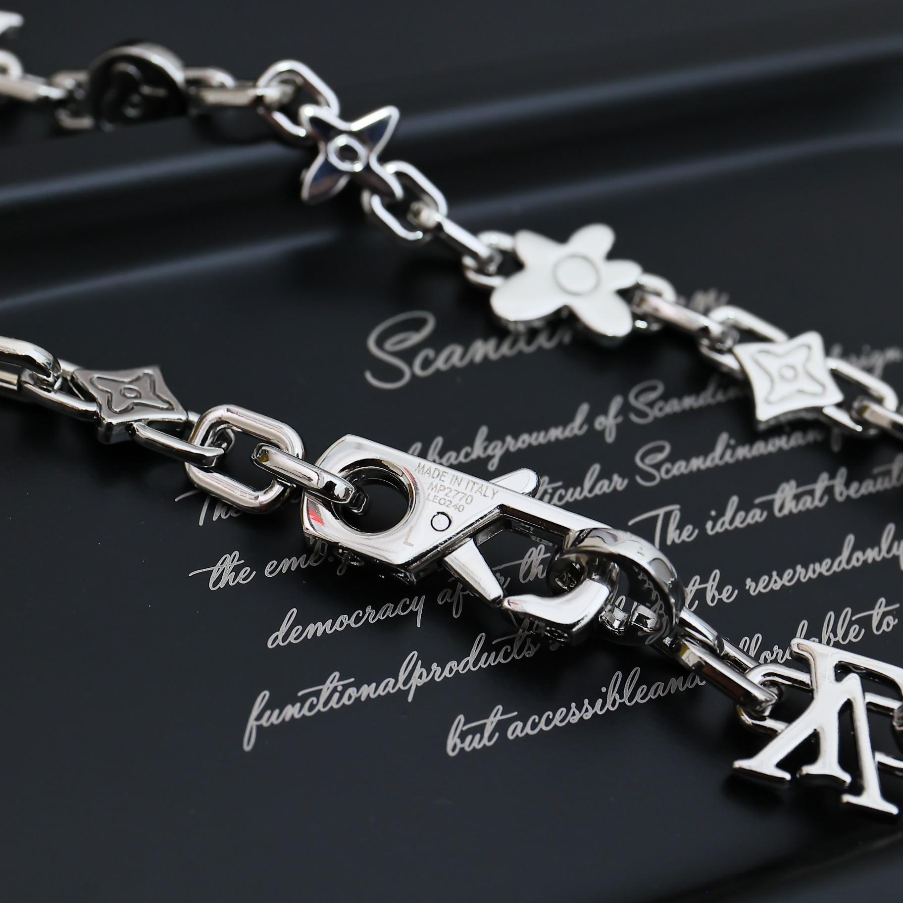 Louis Vuitton Monogram Craggy Necklace   M01880 - DopestKickz