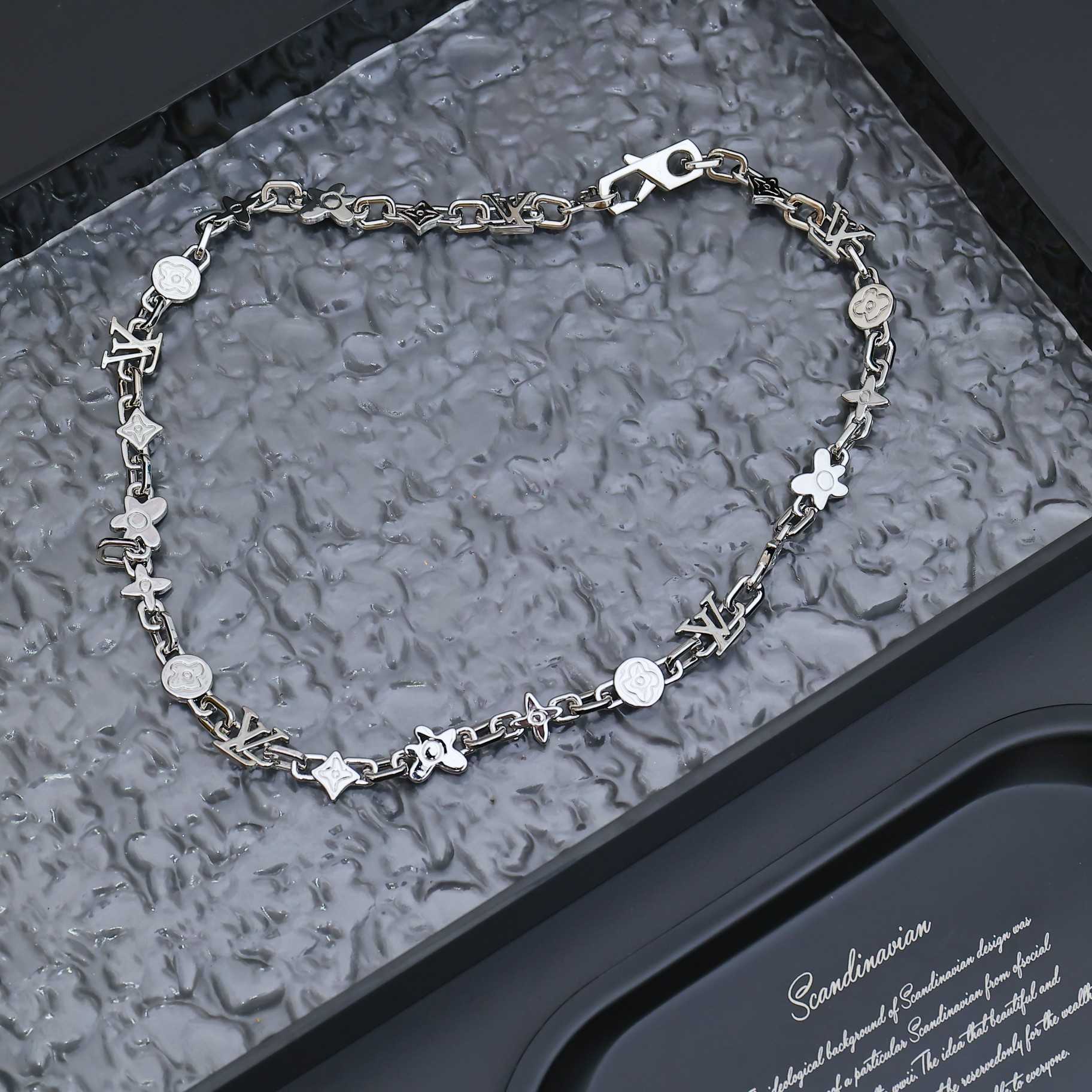 Louis Vuitton Monogram Craggy Necklace   M01880 - DopestKickz