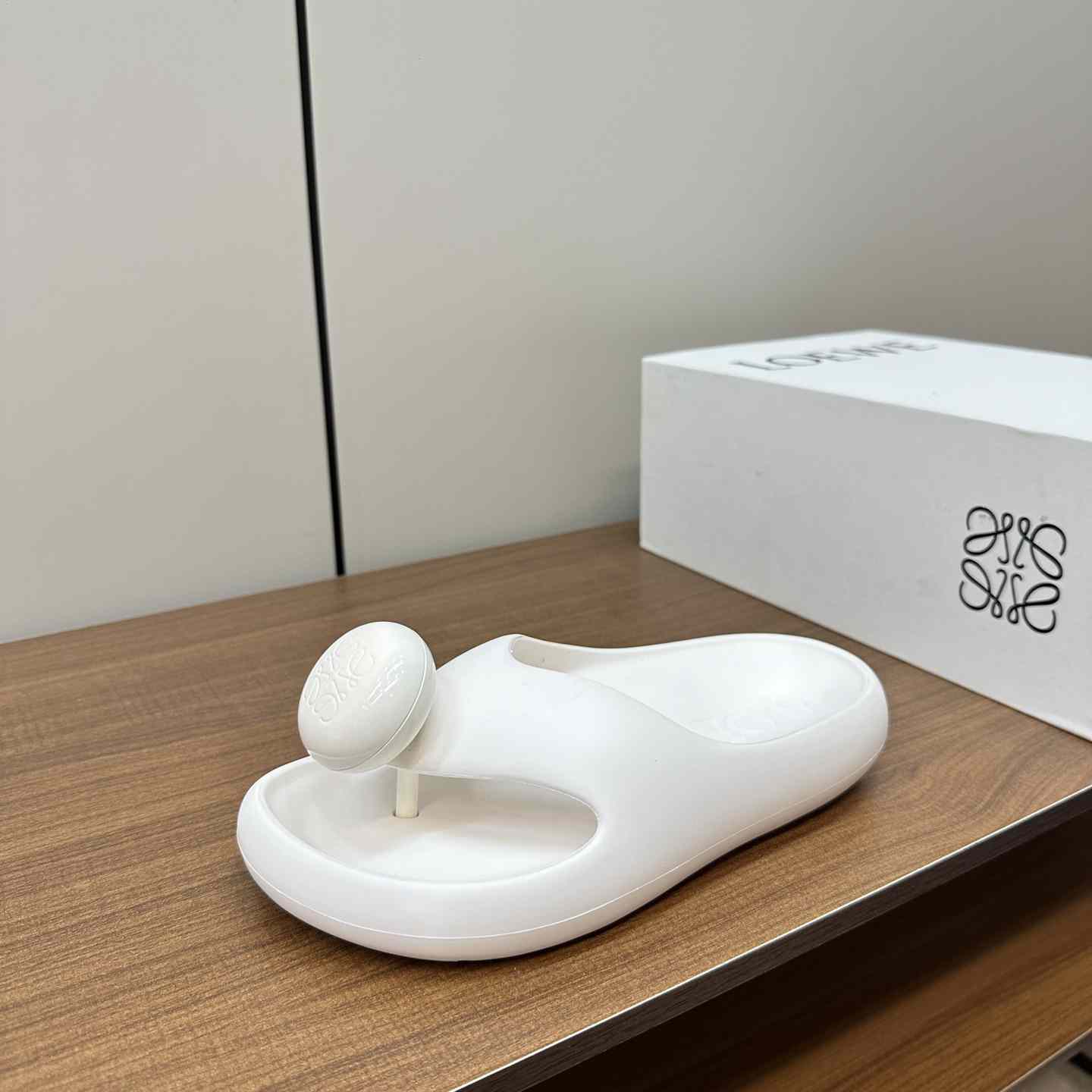 Loewe Paula's Ibiza Bubble Rubber Thong Sandals - DopestKickz