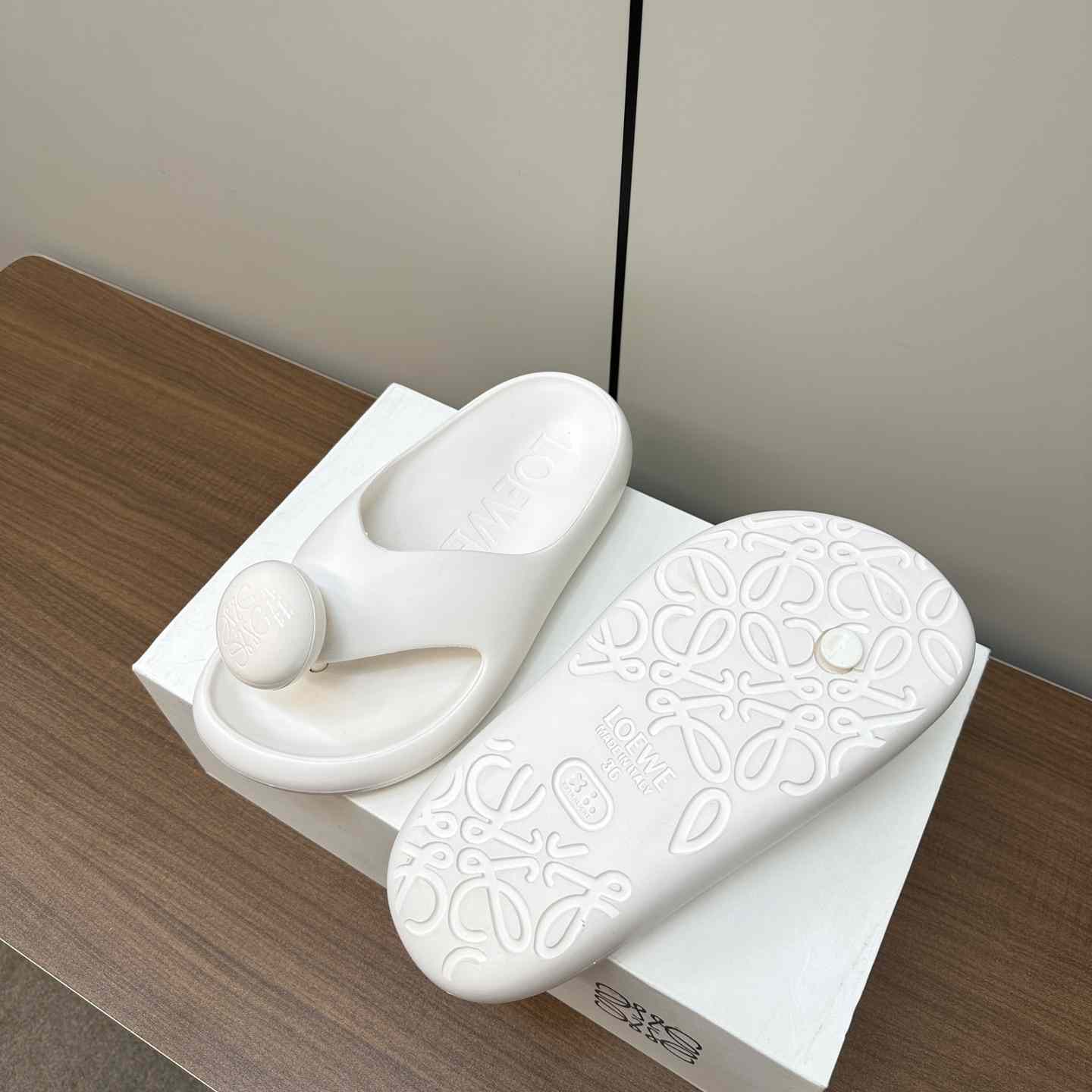 Loewe Paula's Ibiza Bubble Rubber Thong Sandals - DopestKickz