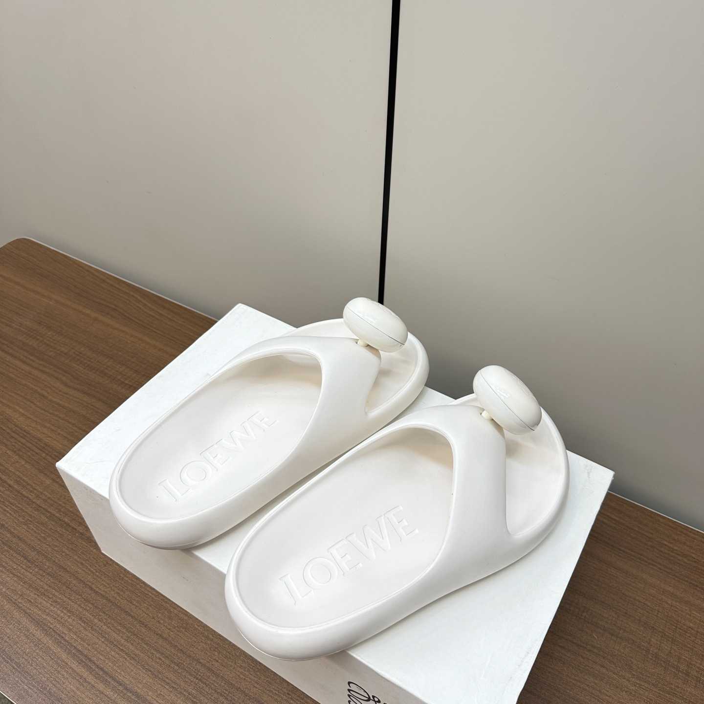 Loewe Paula's Ibiza Bubble Rubber Thong Sandals - DopestKickz