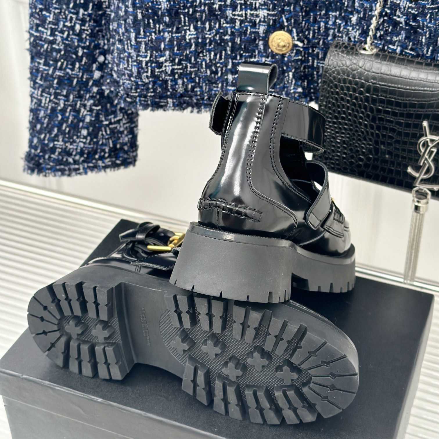 Alexander Wang Women's Carter Lug Ankle Strap Boot - DopestKickz