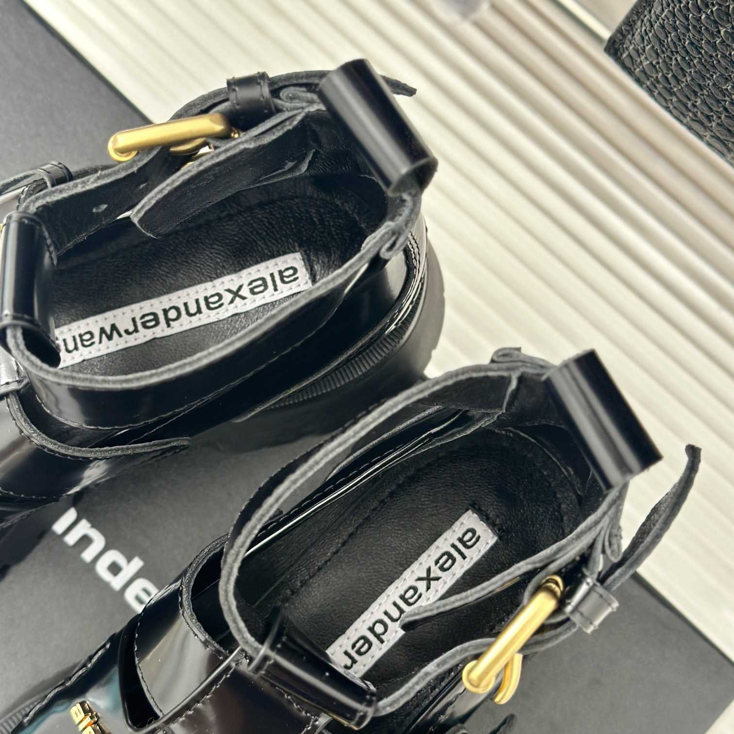 Alexander Wang Women's Carter Lug Ankle Strap Boot - DopestKickz