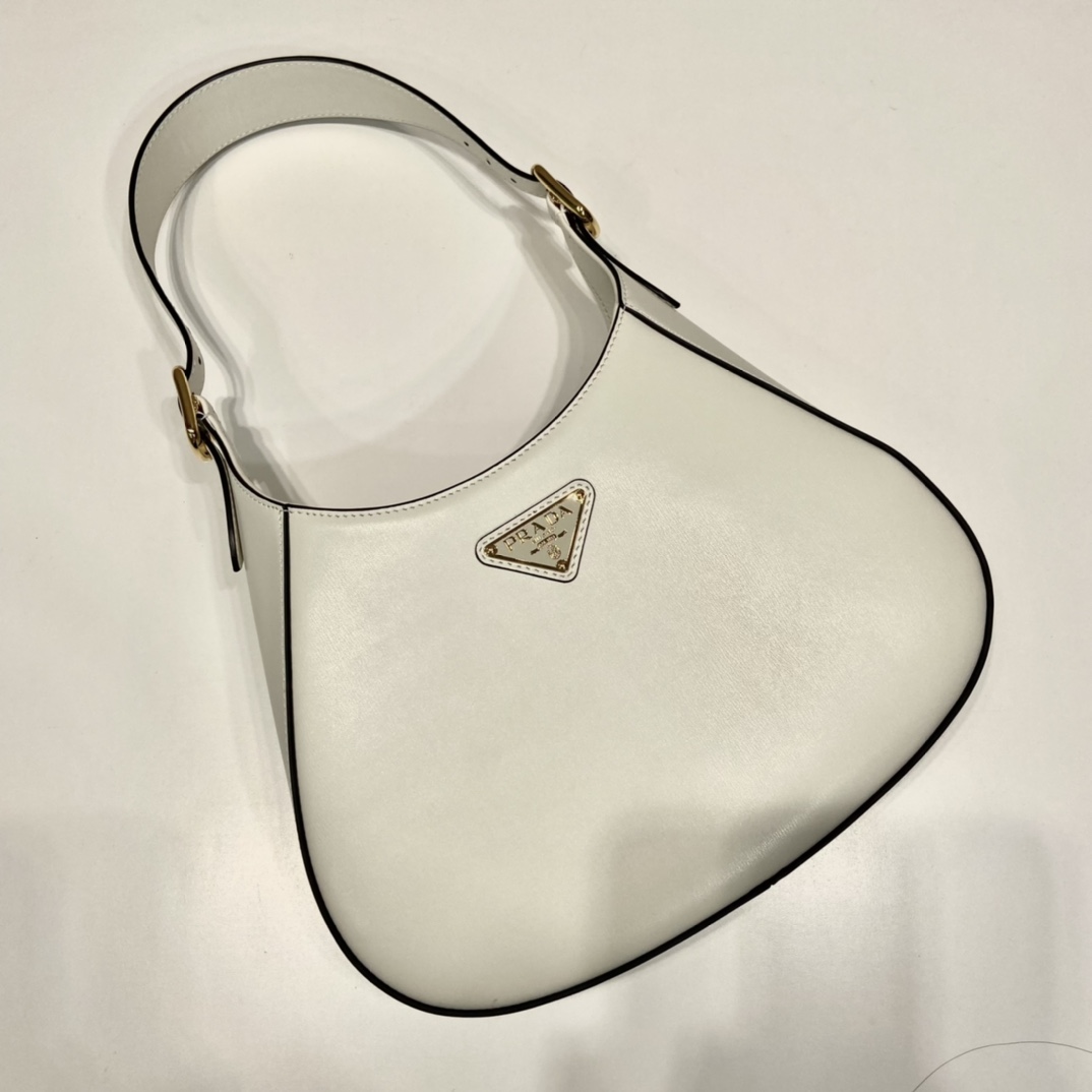 Prada Leather Shoulder Bag（27x19x5cm） - DopestKickz