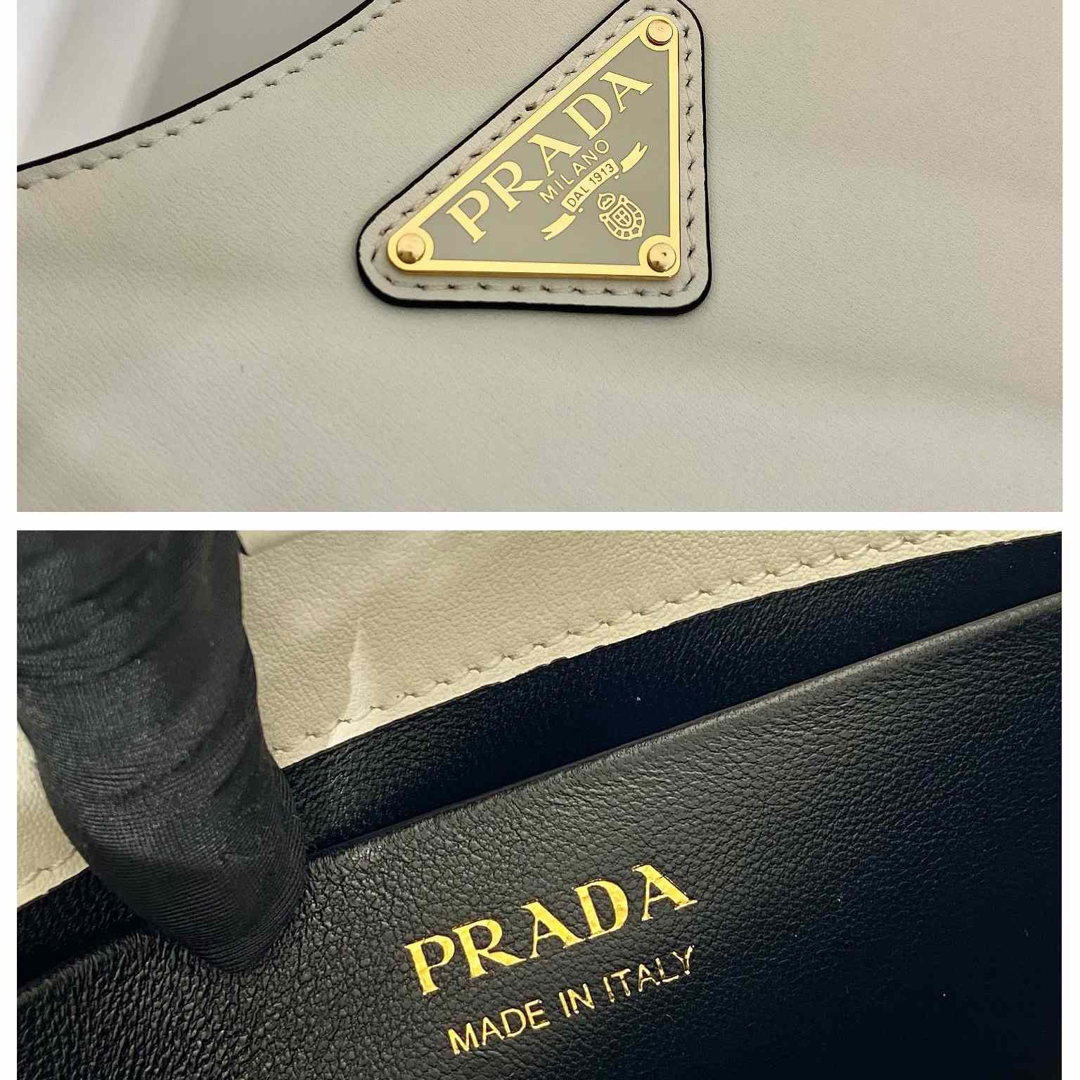 Prada Leather Shoulder Bag（27x19x5cm） - DopestKickz