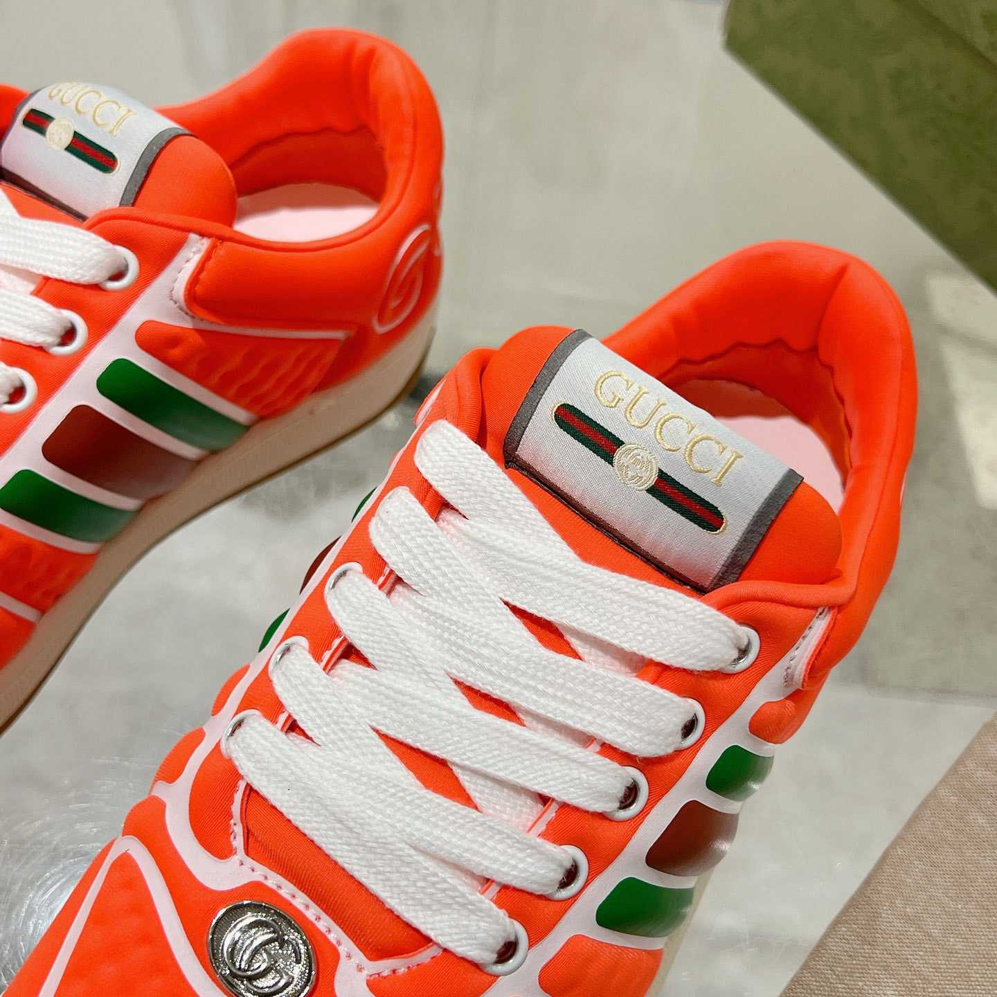 Gucci Screener Sneaker With Web - DopestKickz