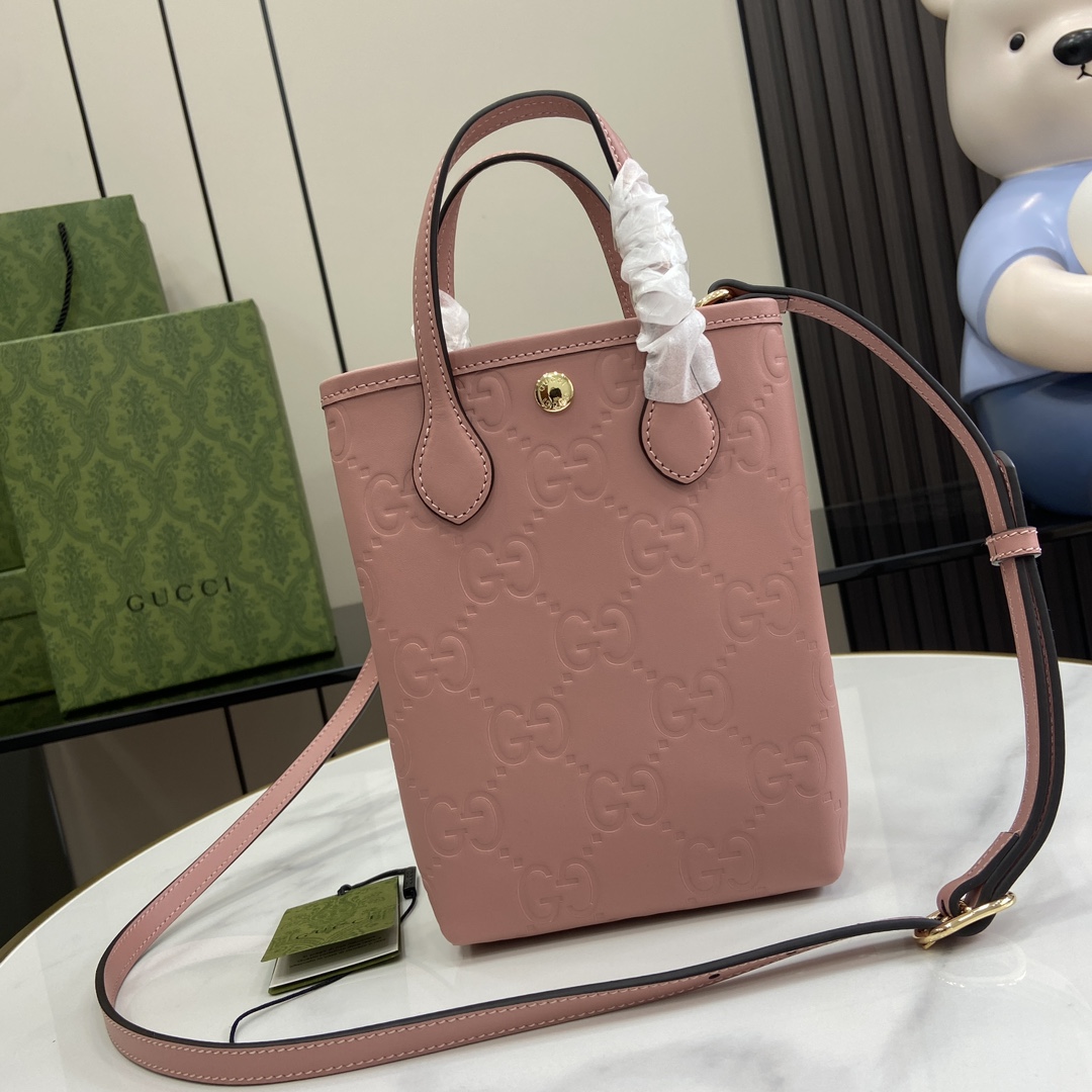 Gucci GG Super Mini Bag With Strap - DopestKickz