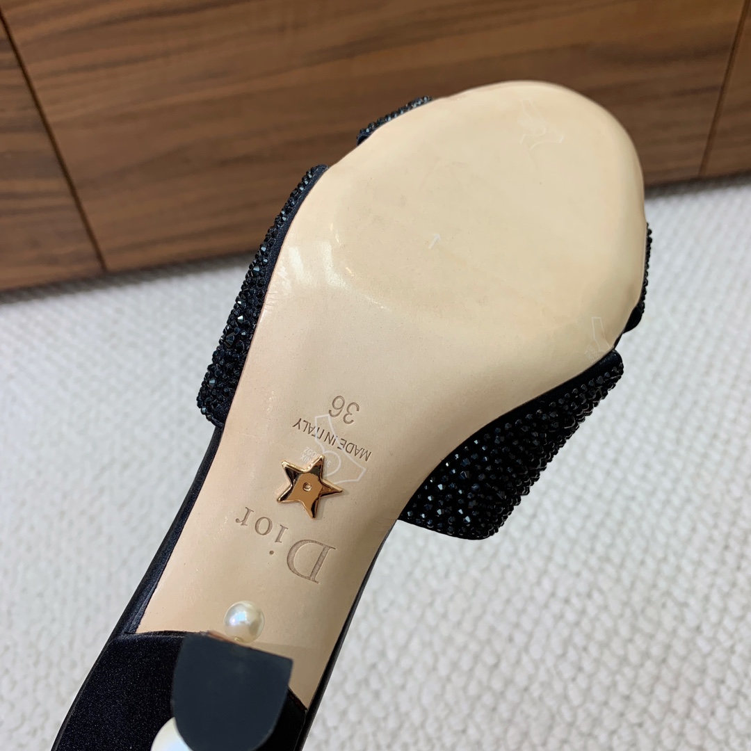 Dior Tribales Heeled Slide - DopestKickz