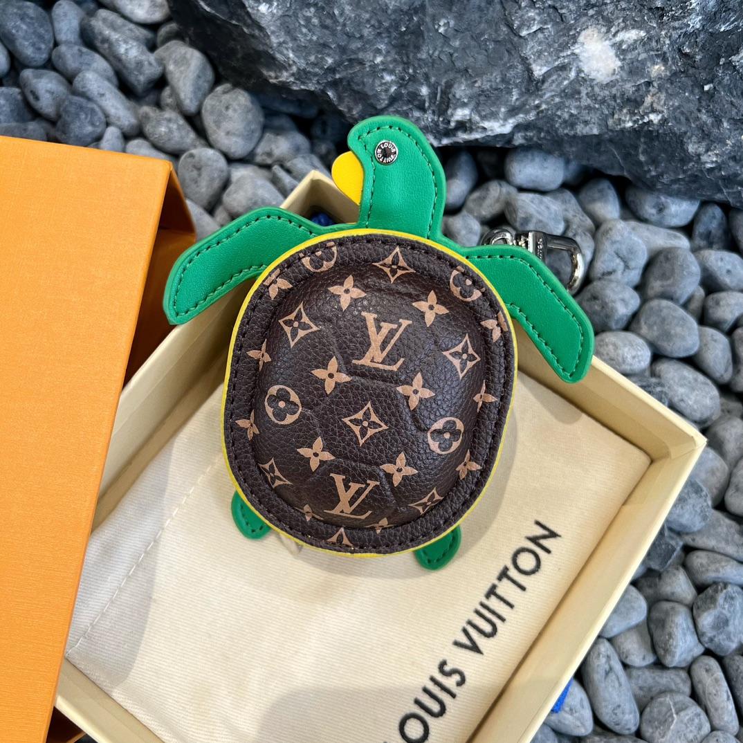 Louis Vuitton LV Turtle Pouch Bag Charm   - DopestKickz