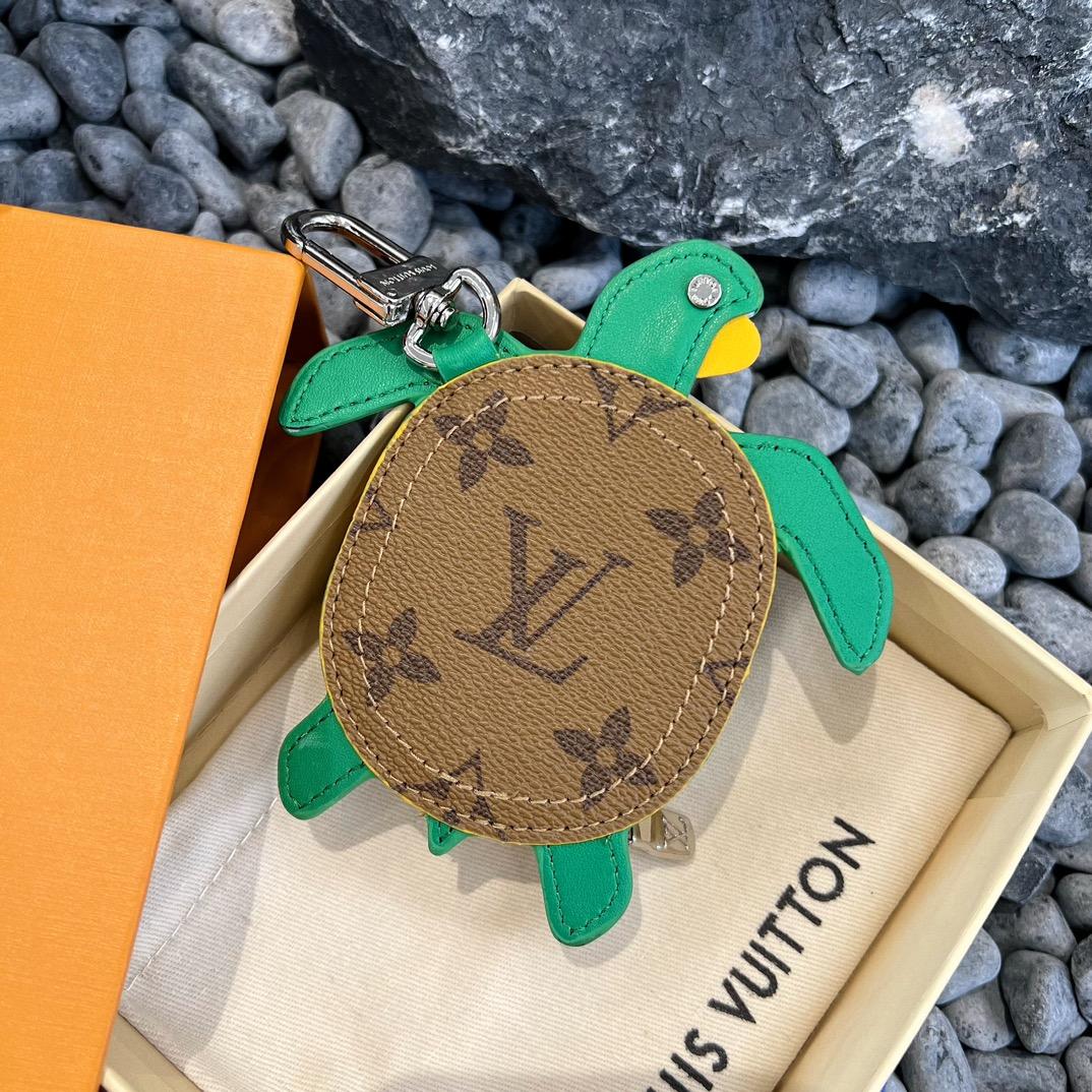 Louis Vuitton LV Turtle Pouch Bag Charm   - DopestKickz