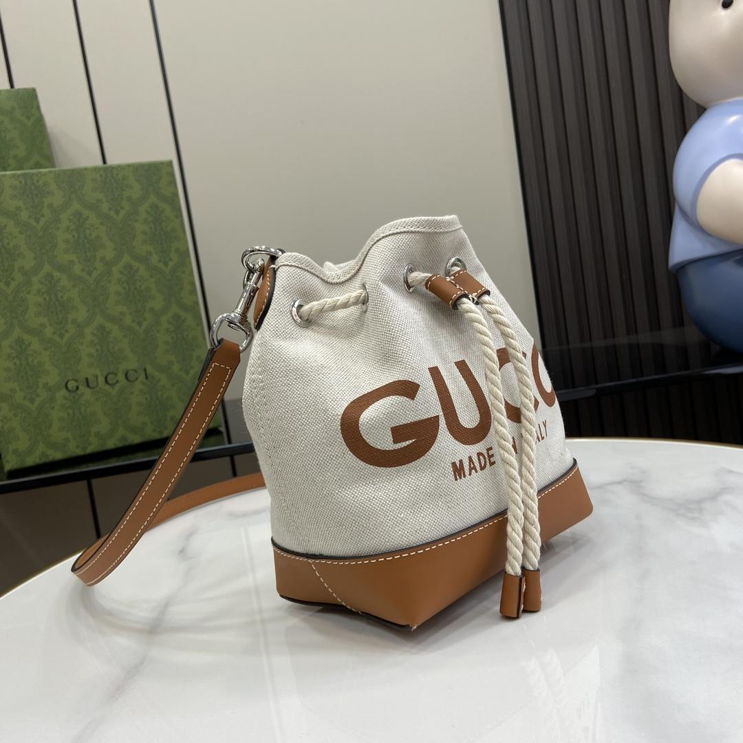 Gucci Mini Shoulder Bag With Gucci Print - DopestKickz