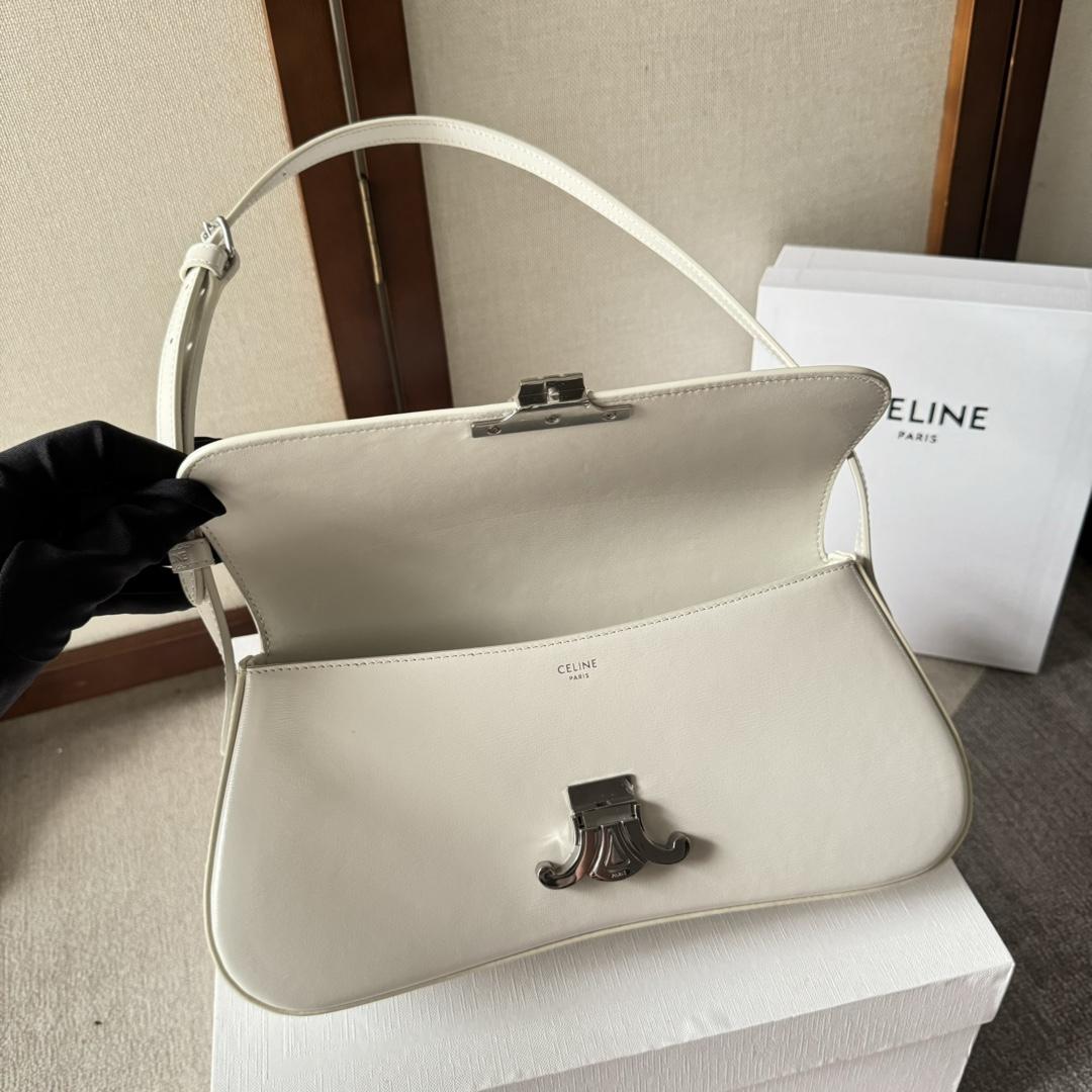 Celine Medium Celine Lola Bag In Shiny Calfskin - DopestKickz