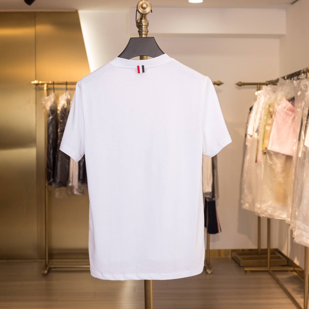 Thom Browne RWB Stripe T-Shirt   2107 - DopestKickz