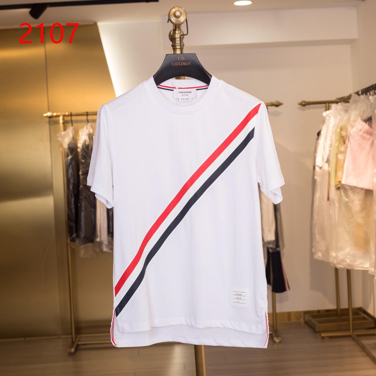 Thom Browne RWB Stripe T-Shirt   2107 - DopestKickz