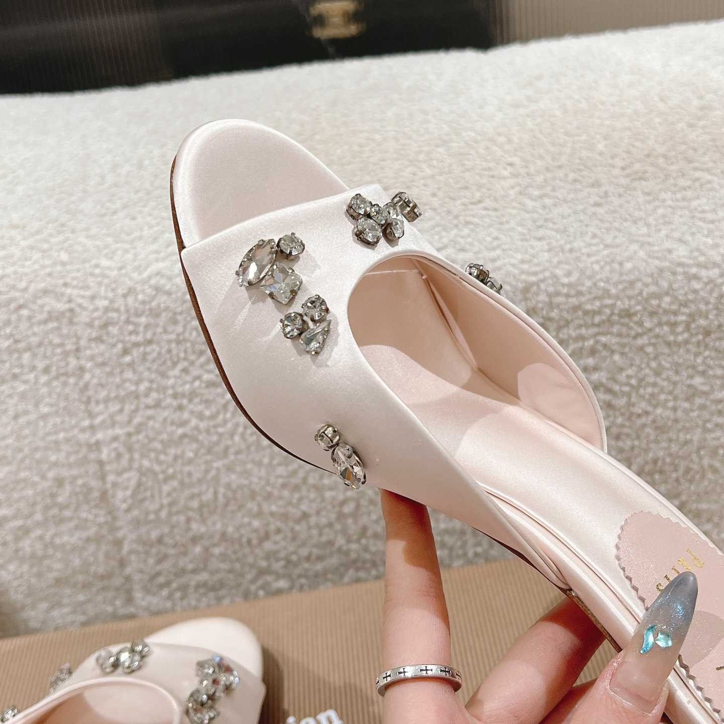 Christian Louboutin Degraqueen 85mm Satin Mules - DopestKickz