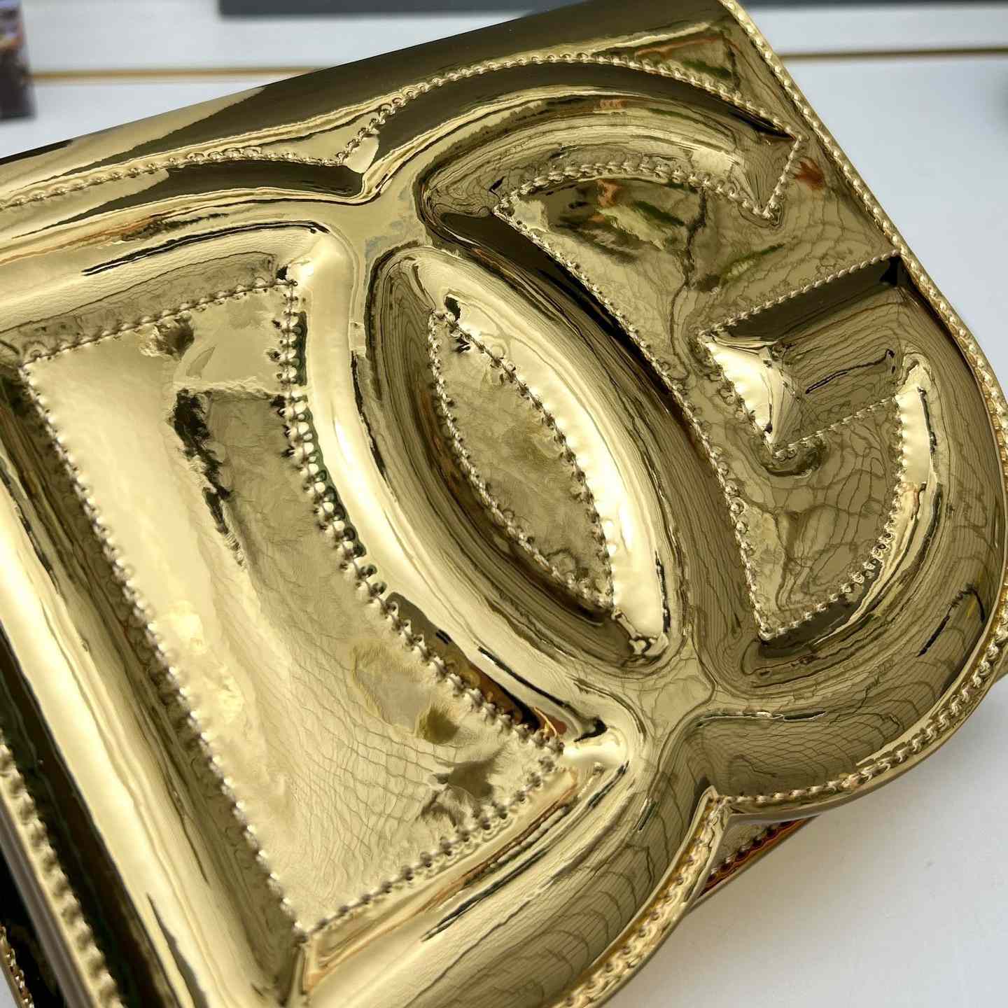 Dolce & Gabbana Metallic Logo Bag  (16*20*5.5cm) - DopestKickz