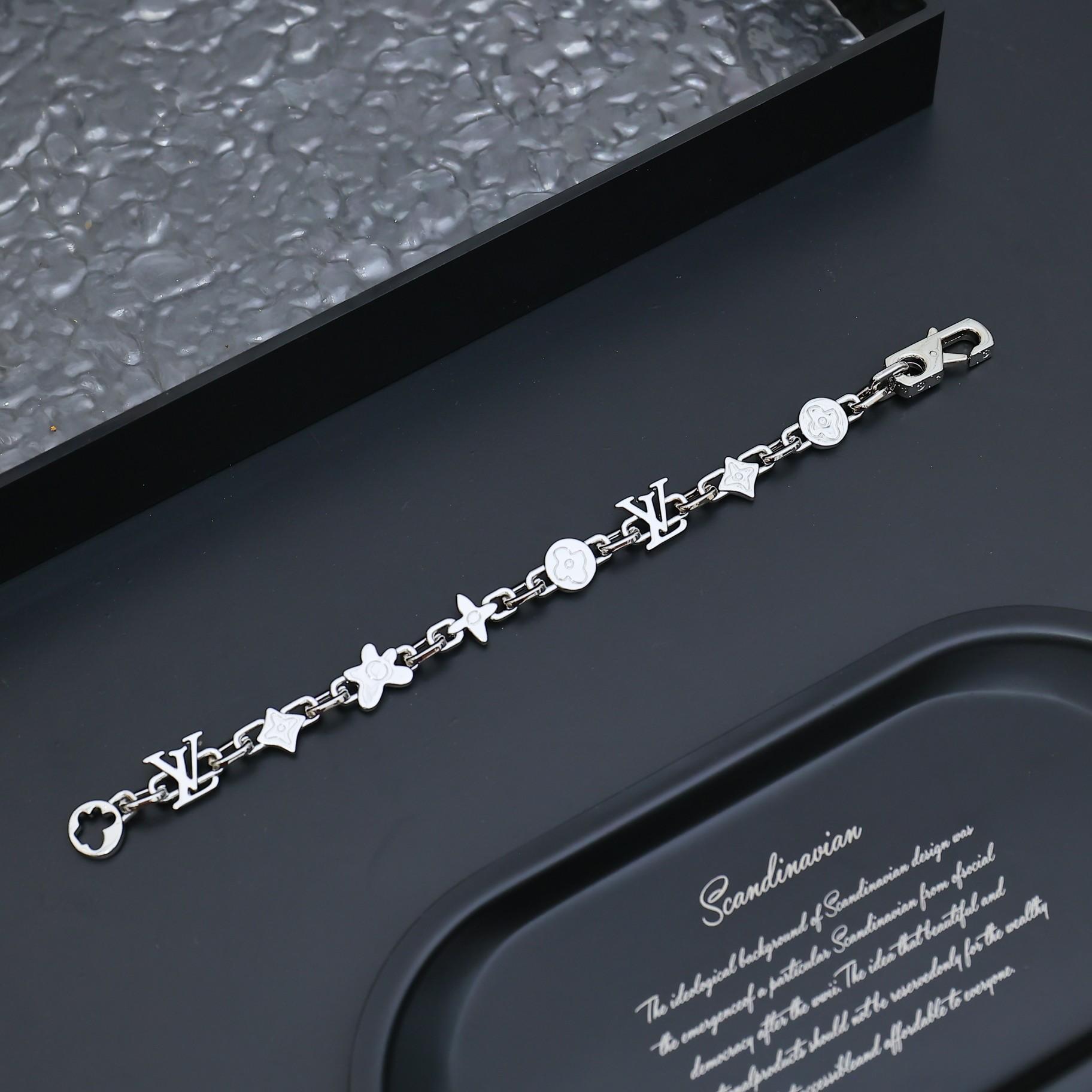 Louis Vuitton Monogram Craggy Bracelet   M1596M - DopestKickz