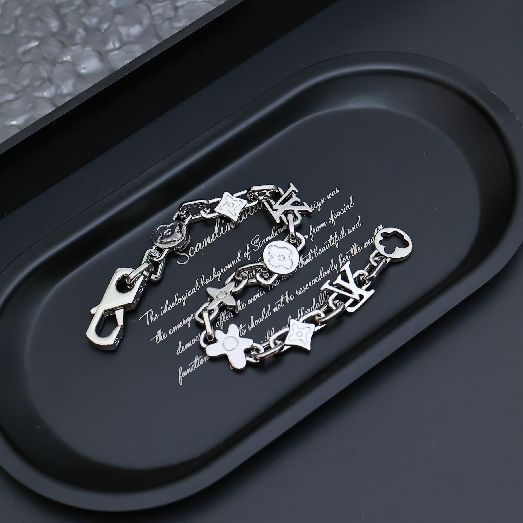 Louis Vuitton Monogram Craggy Bracelet   M1596M - DopestKickz