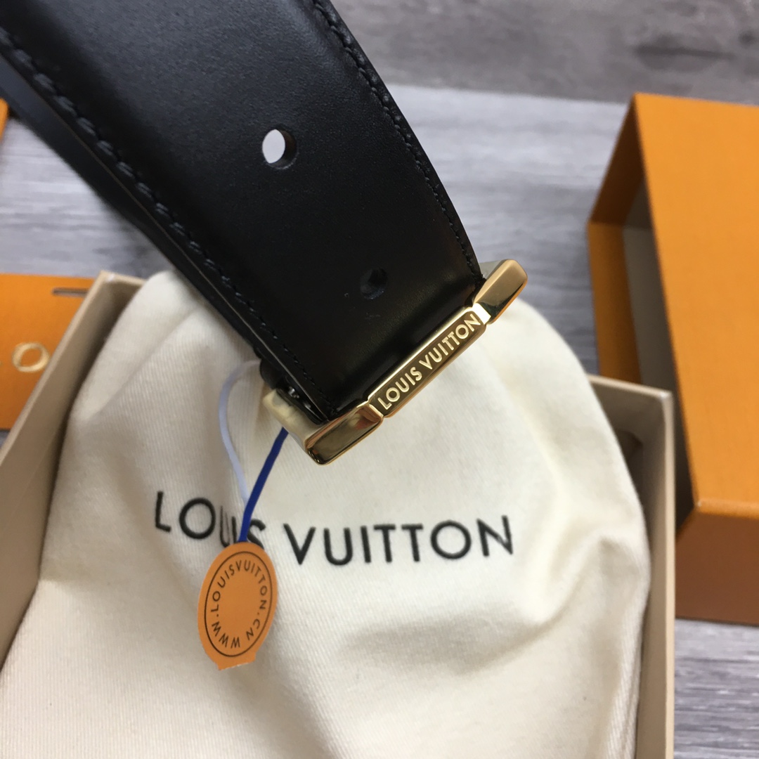 Louis Vuitton 35mm Leather Belt - DopestKickz
