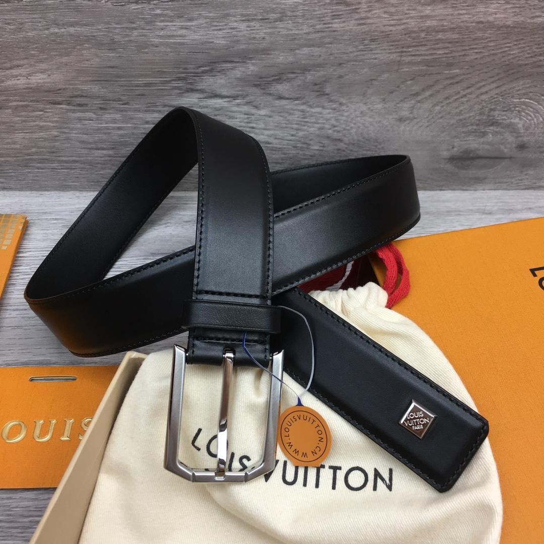 Louis Vuitton 35mm Leather Belt - DopestKickz