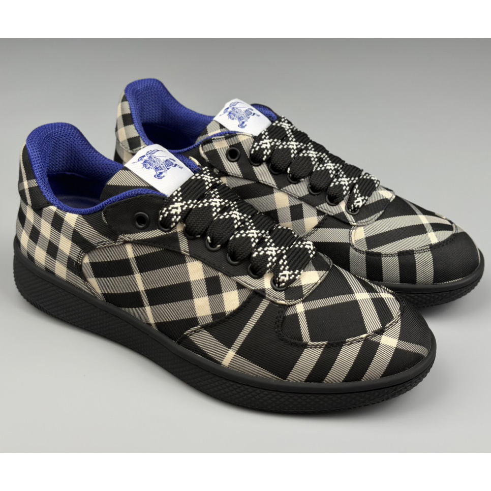 Burberry Check Terrace Sneakers - DopestKickz