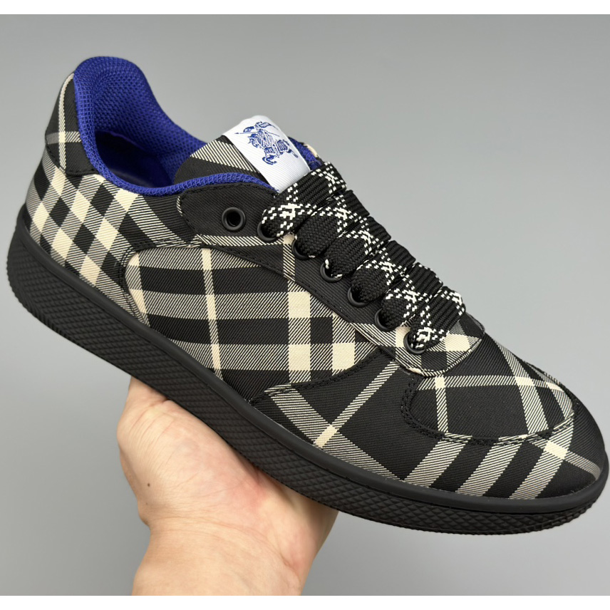 Burberry Check Terrace Sneakers - DopestKickz