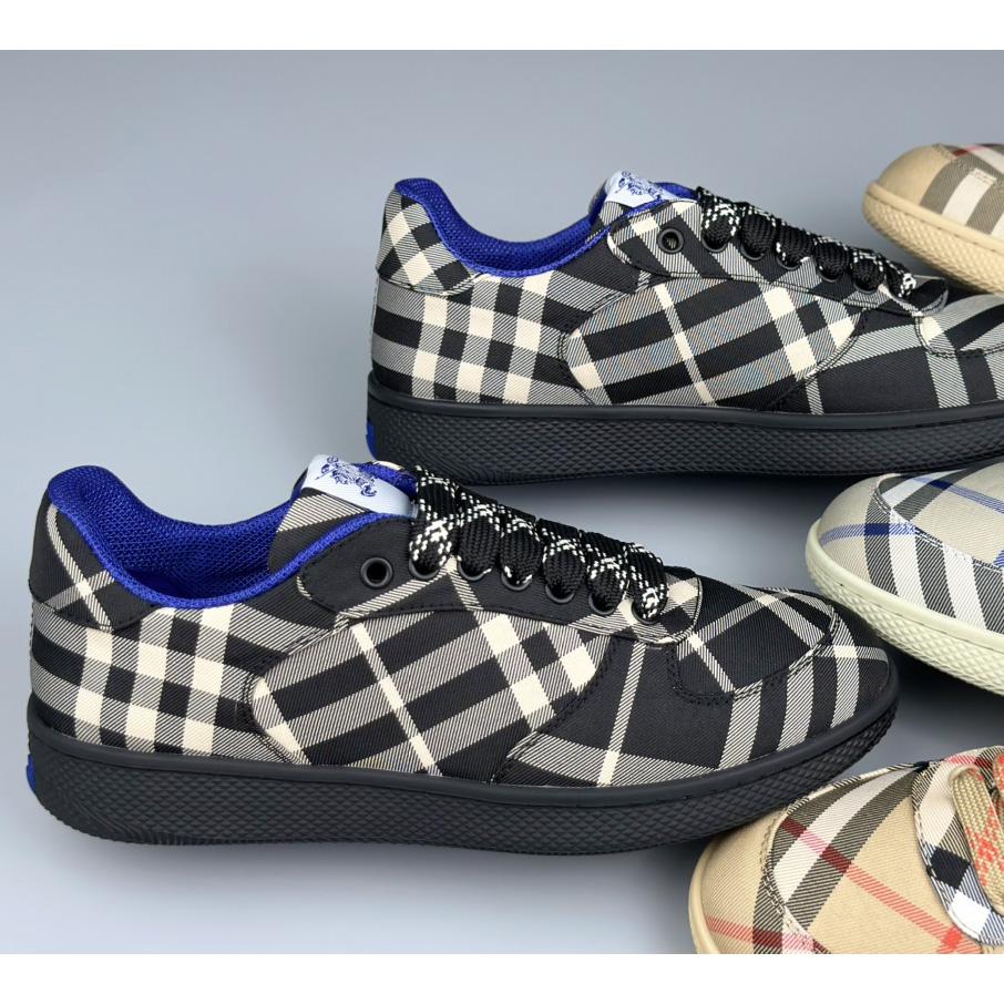 Burberry Check Terrace Sneakers - DopestKickz