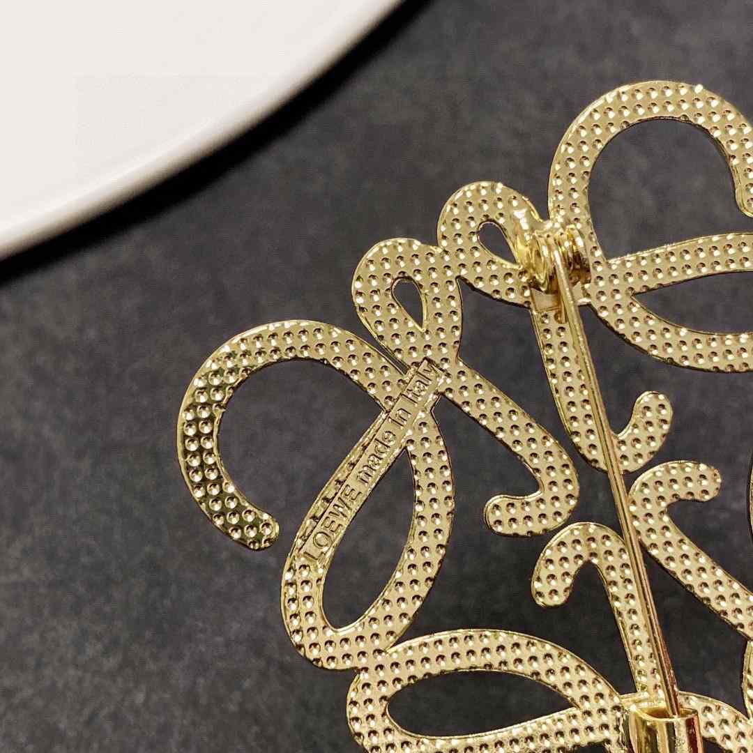 Loewe Anagram Brooch - DopestKickz