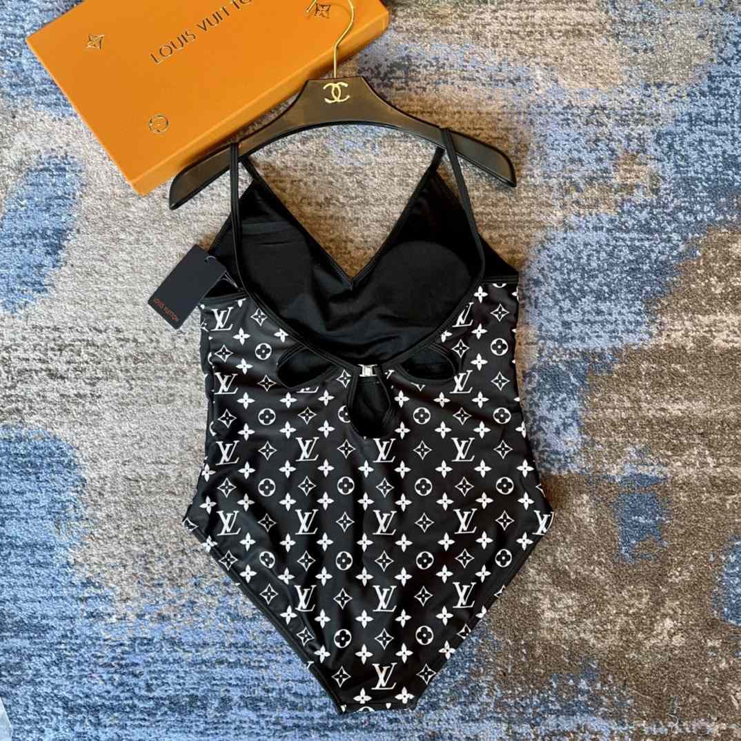 Louis Vuitton Monogram One-Piece Swimsuit - DopestKickz