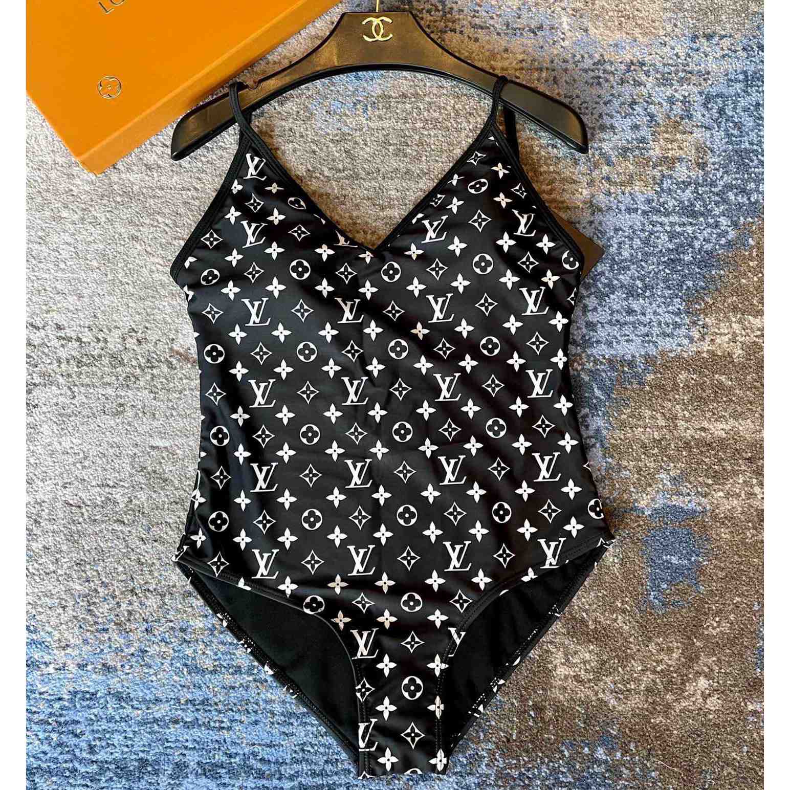 Louis Vuitton Monogram One-Piece Swimsuit - DopestKickz