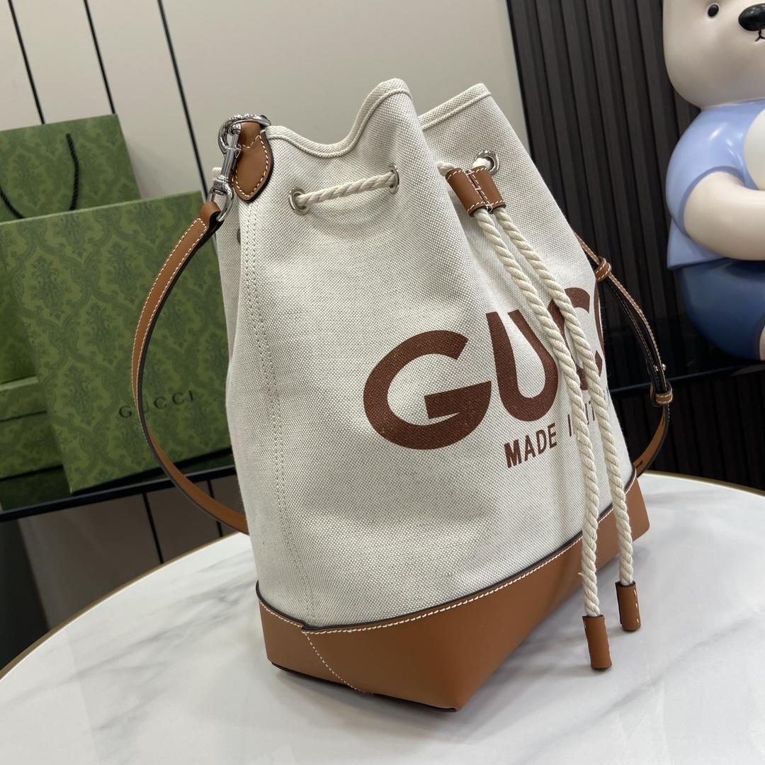 Gucci Small Shoulder Bag With Gucci Print - DopestKickz