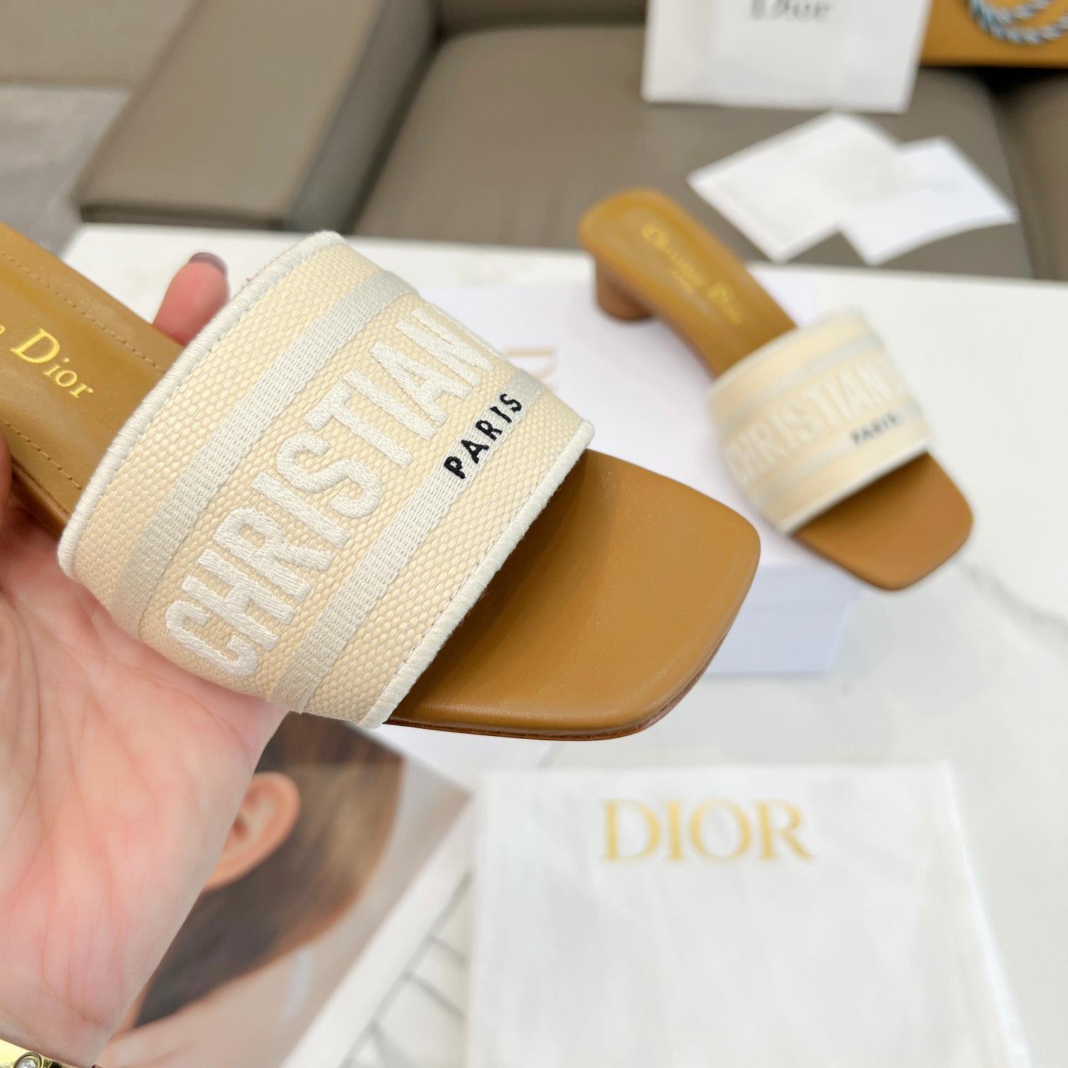 Dior Dioriviera Dway Heeled Slide - DopestKickz