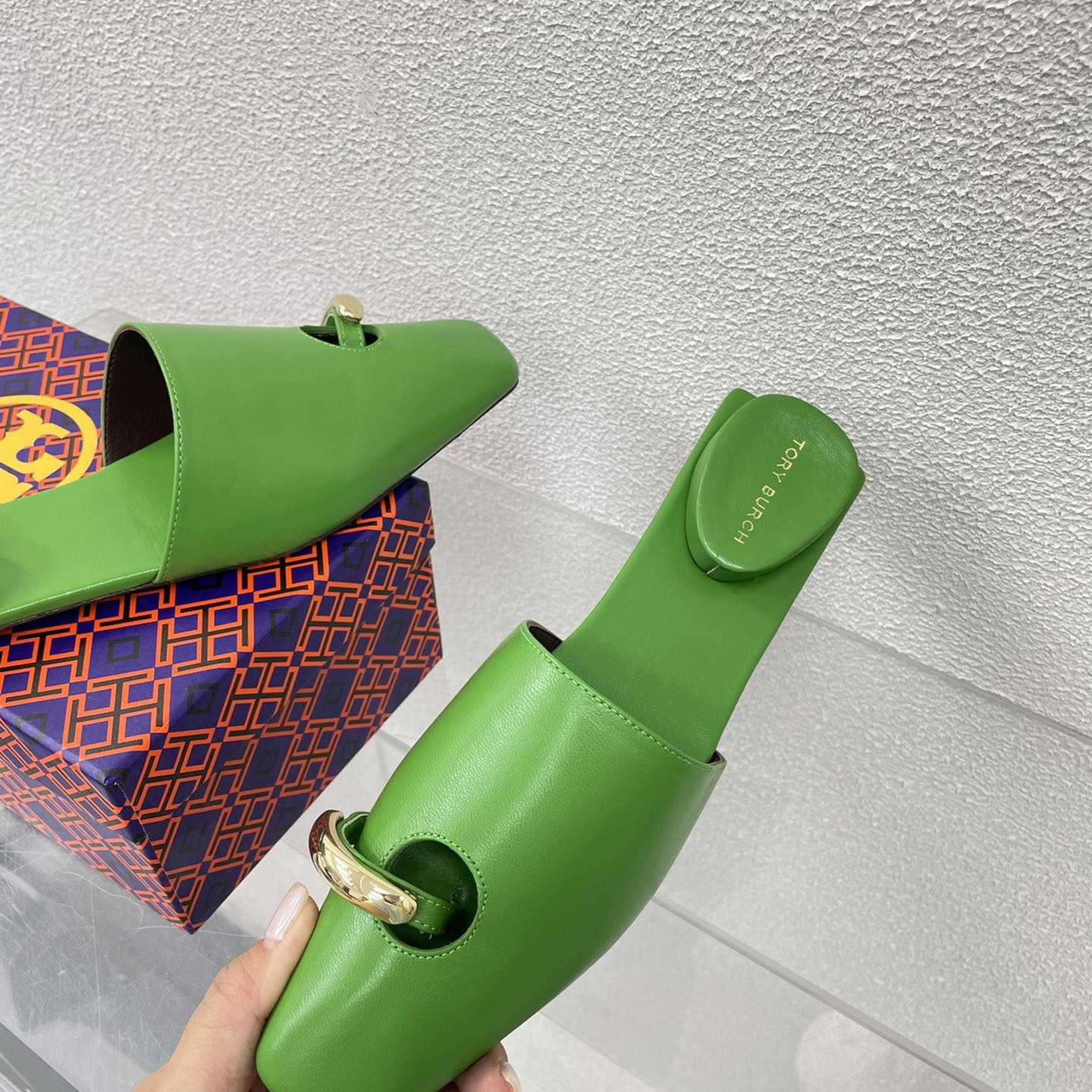 Tory Burch Pierced Mule - DopestKickz