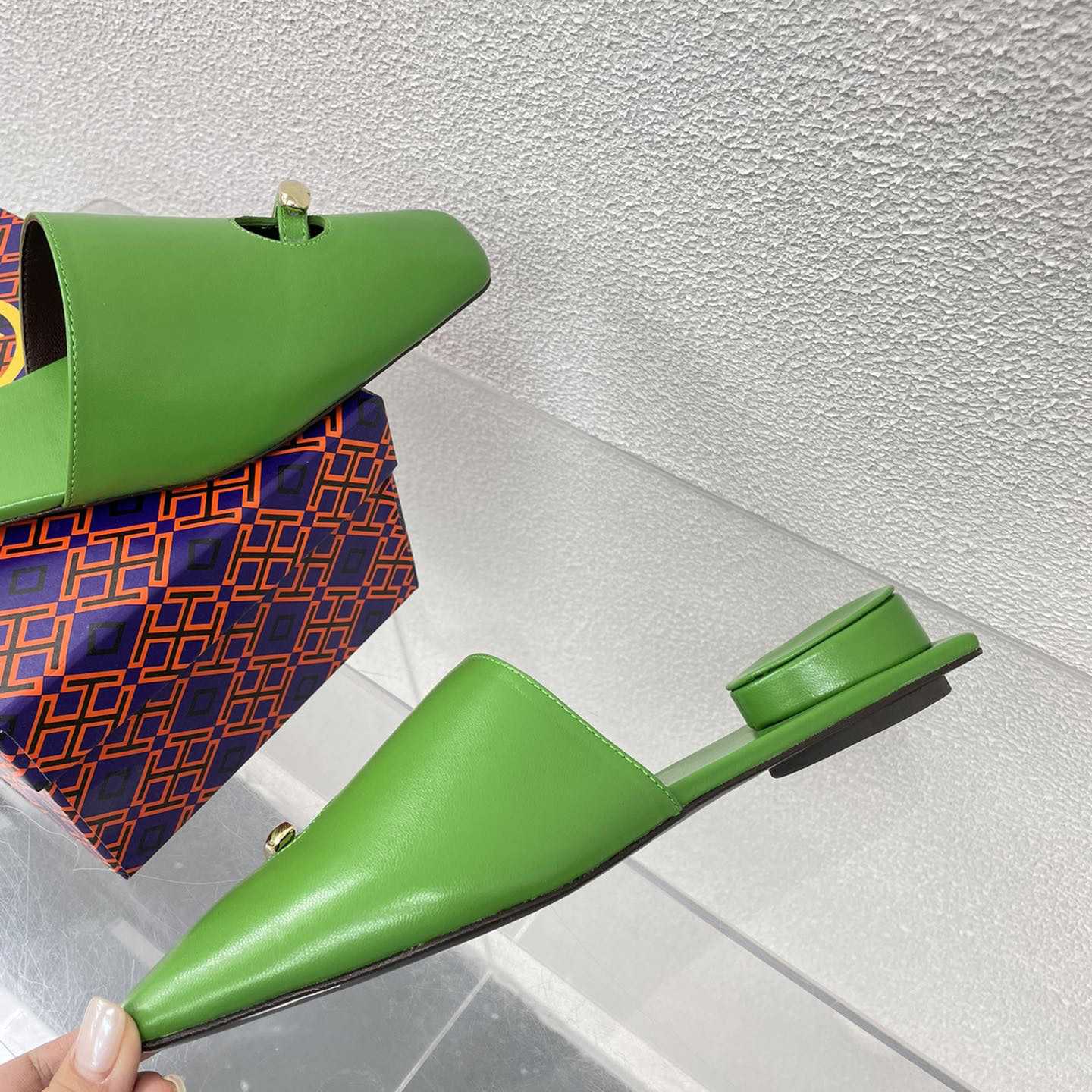 Tory Burch Pierced Mule - DopestKickz