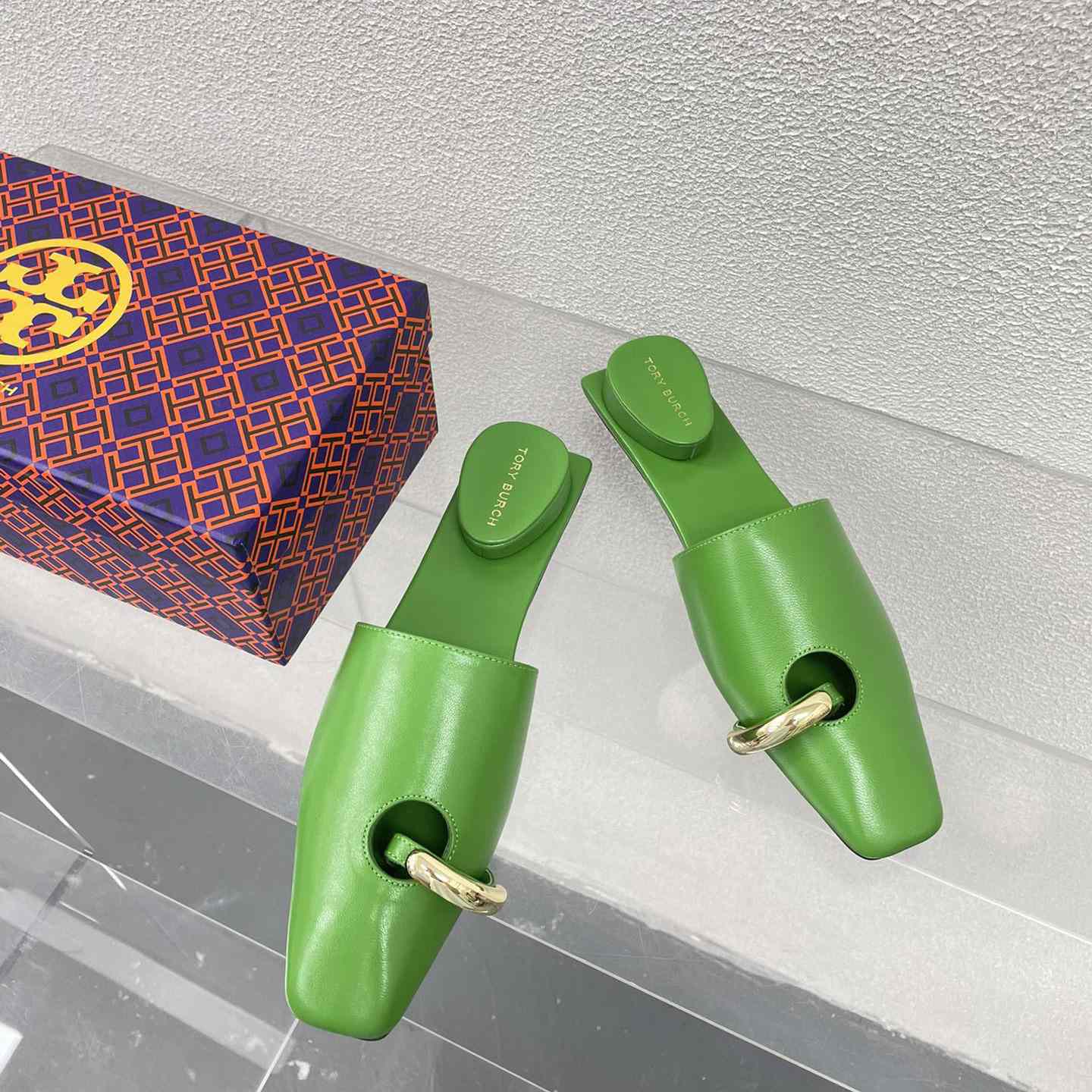 Tory Burch Pierced Mule - DopestKickz