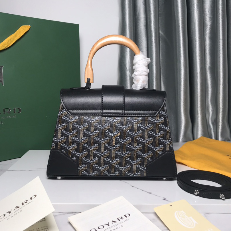 Goyard Goyardine Structure Mini Saigon Black  （ 20-14.5-9cm） - DopestKickz