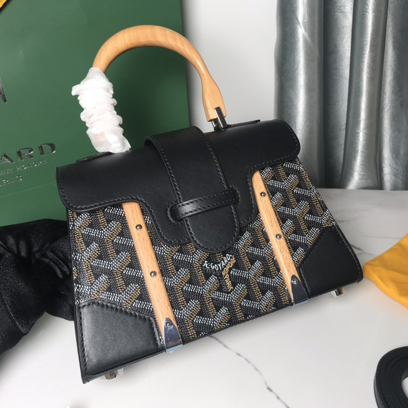 Goyard Goyardine Structure Mini Saigon Black  （ 20-14.5-9cm） - DopestKickz