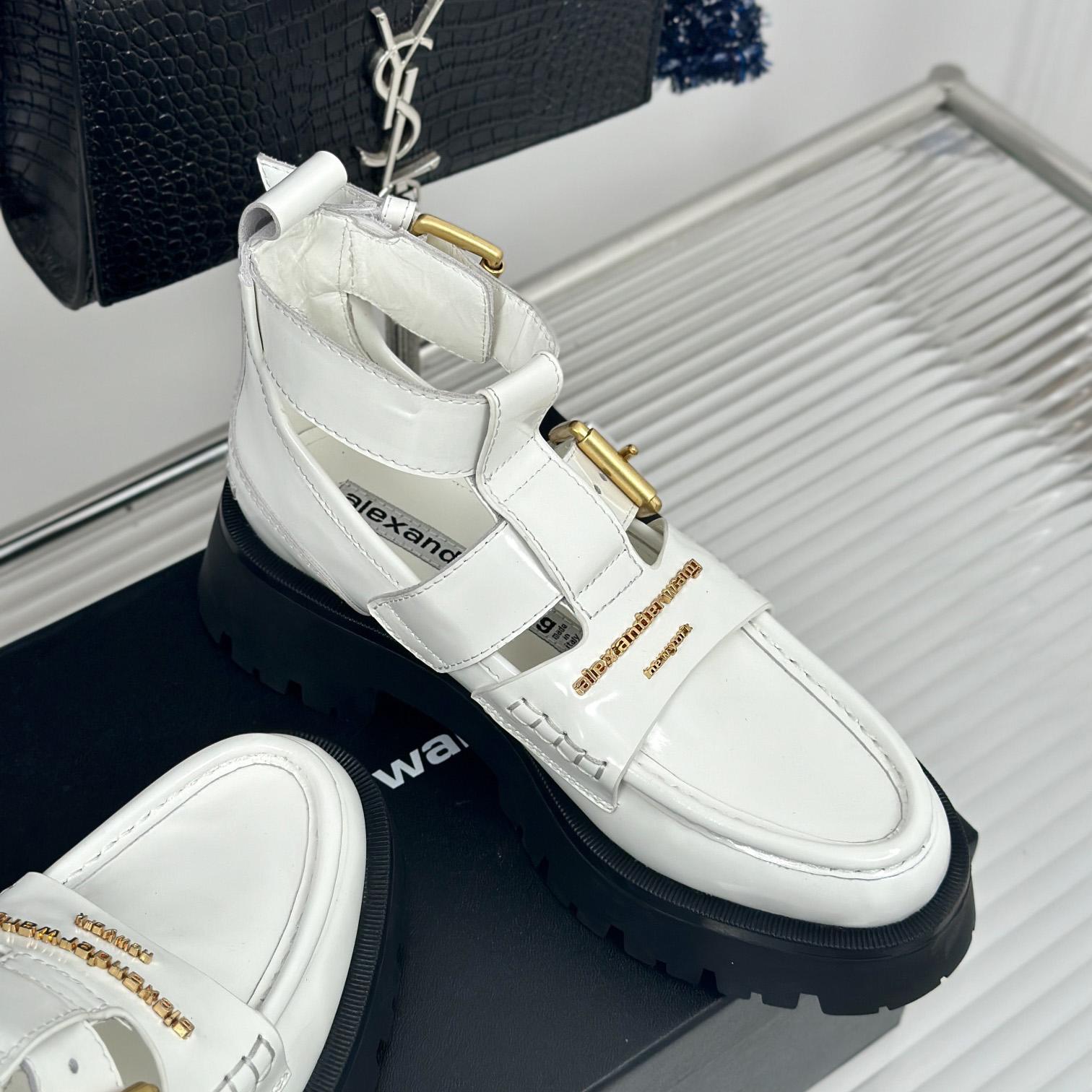 Alexander Wang Women's Carter Lug Ankle Strap Boot - DopestKickz