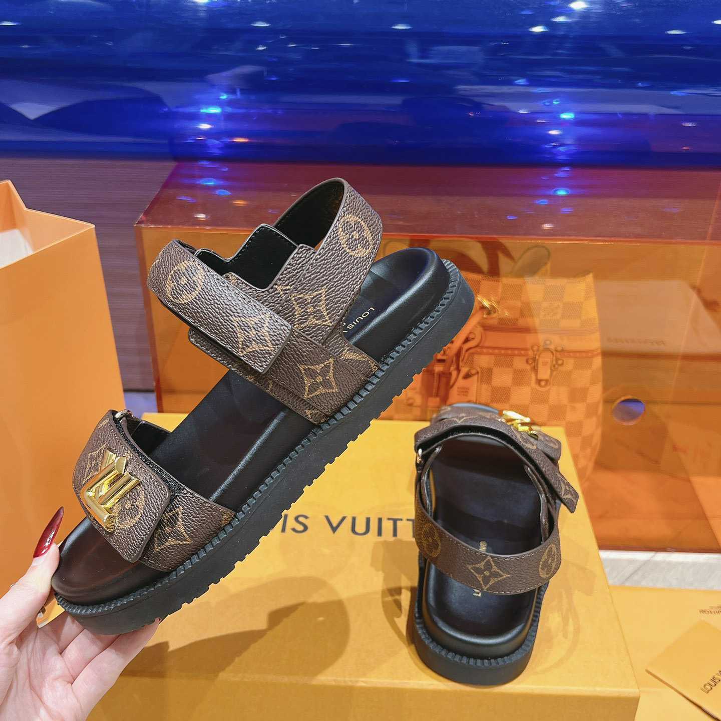 Louis Vuitton LV Sunset Flat Comfort Sandal   1ACL9C - DopestKickz