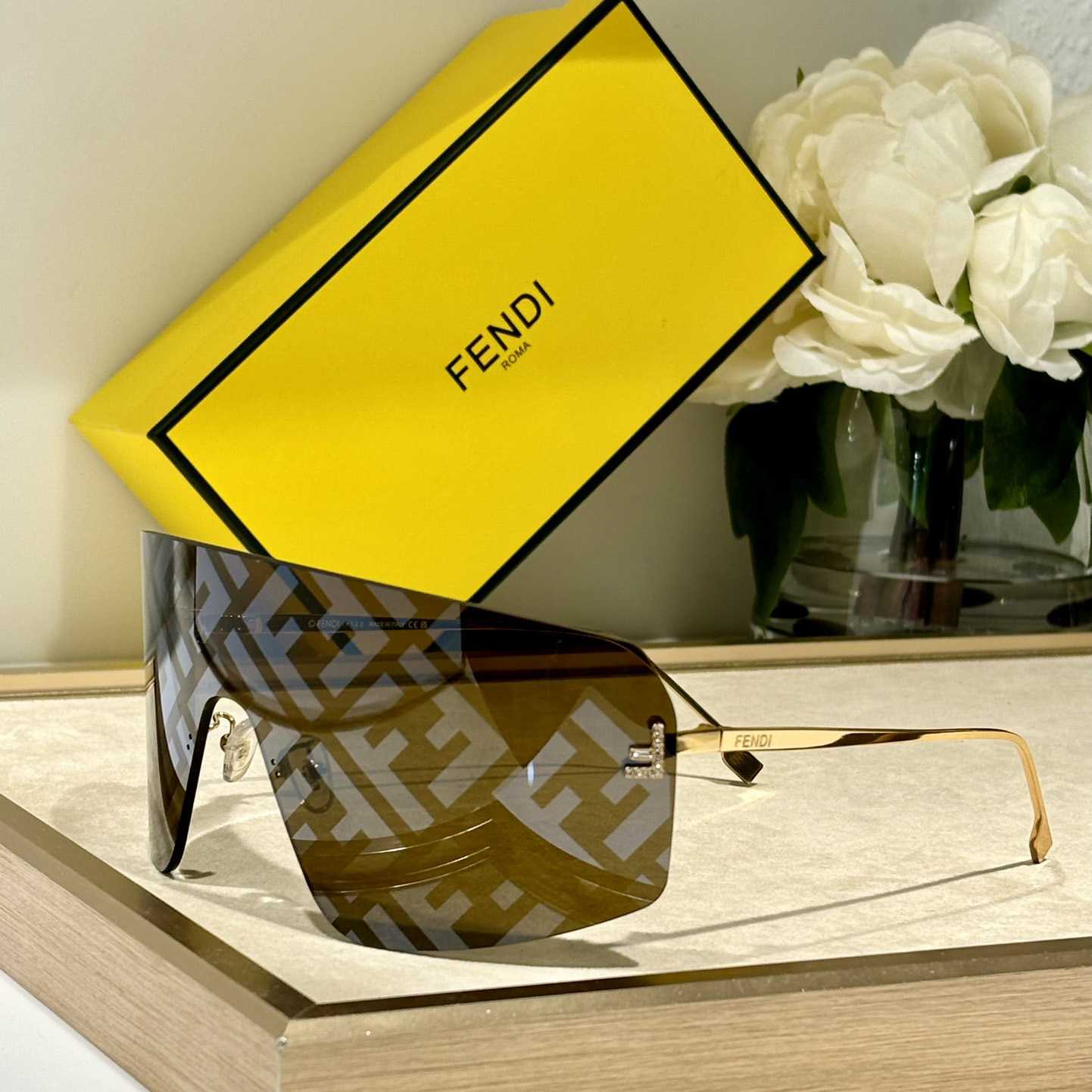 Fendi First Crystal Sunglasses    FE4121U - DopestKickz